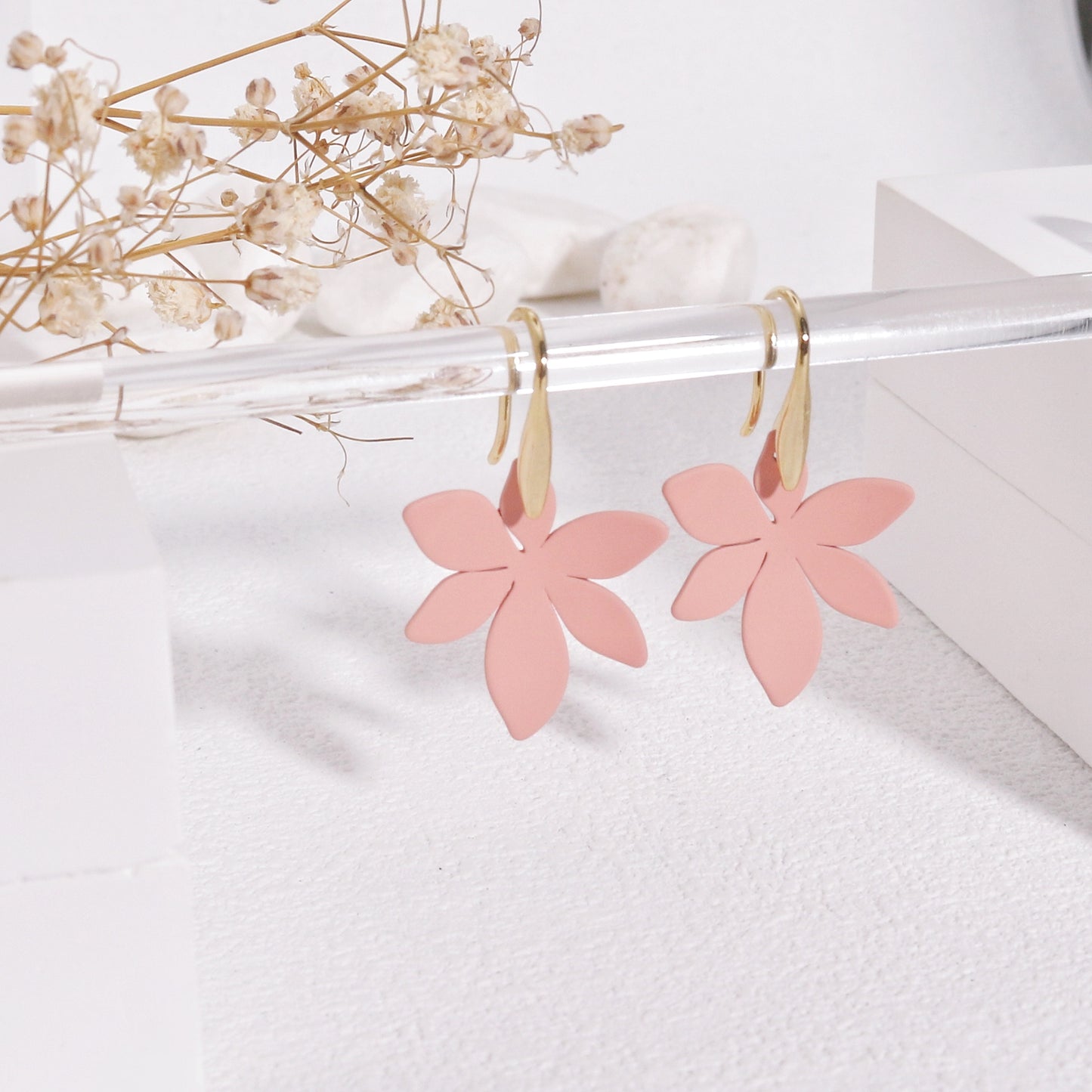 Olivia Maple Leaf Drop Dangle Earrings