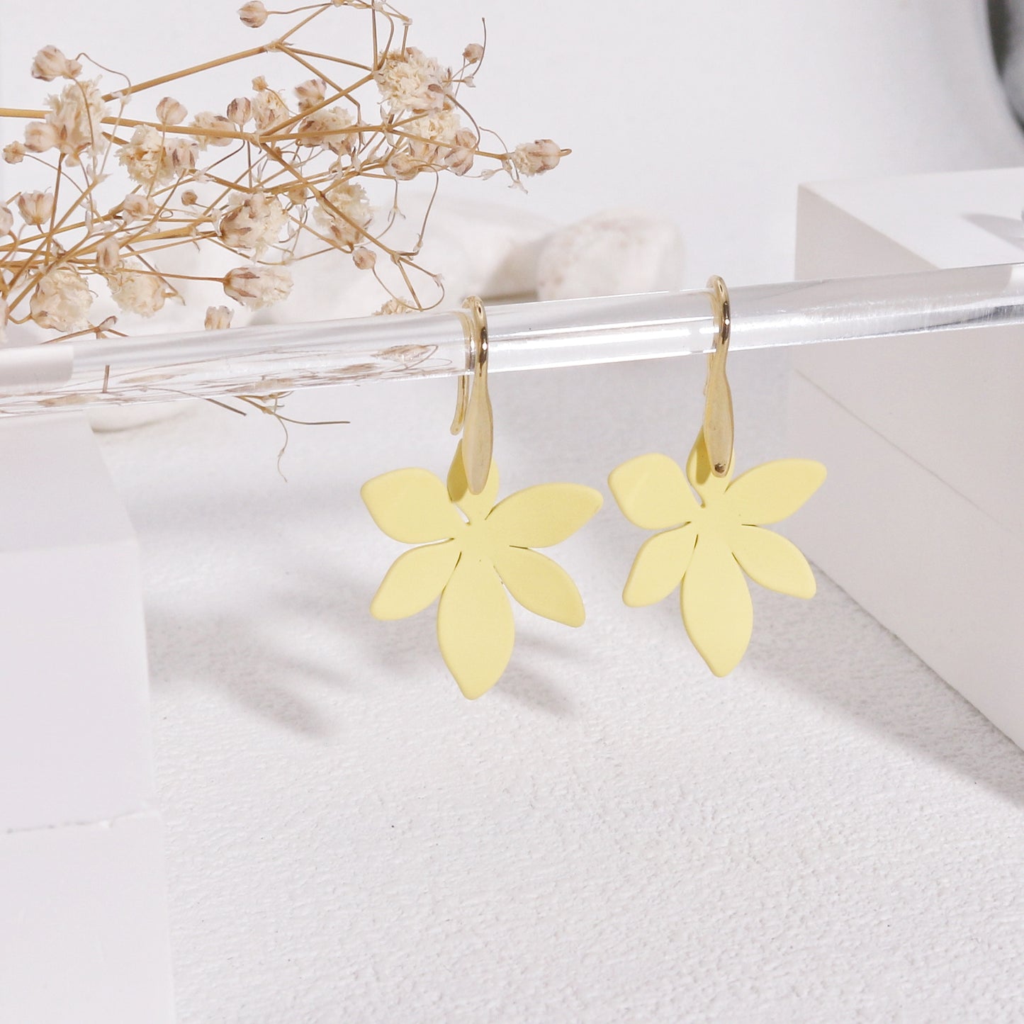 Olivia Maple Leaf Drop Dangle Earrings
