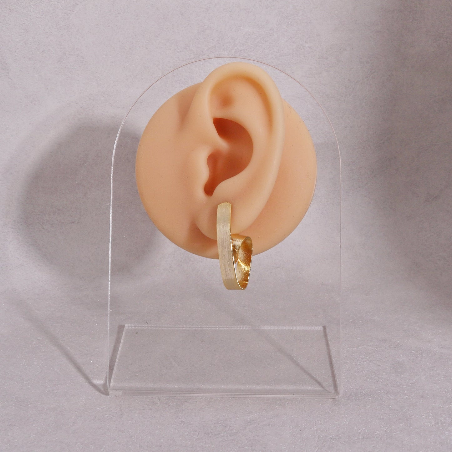 Kimber's Ribbon Styled Matte Minimalist Earrings