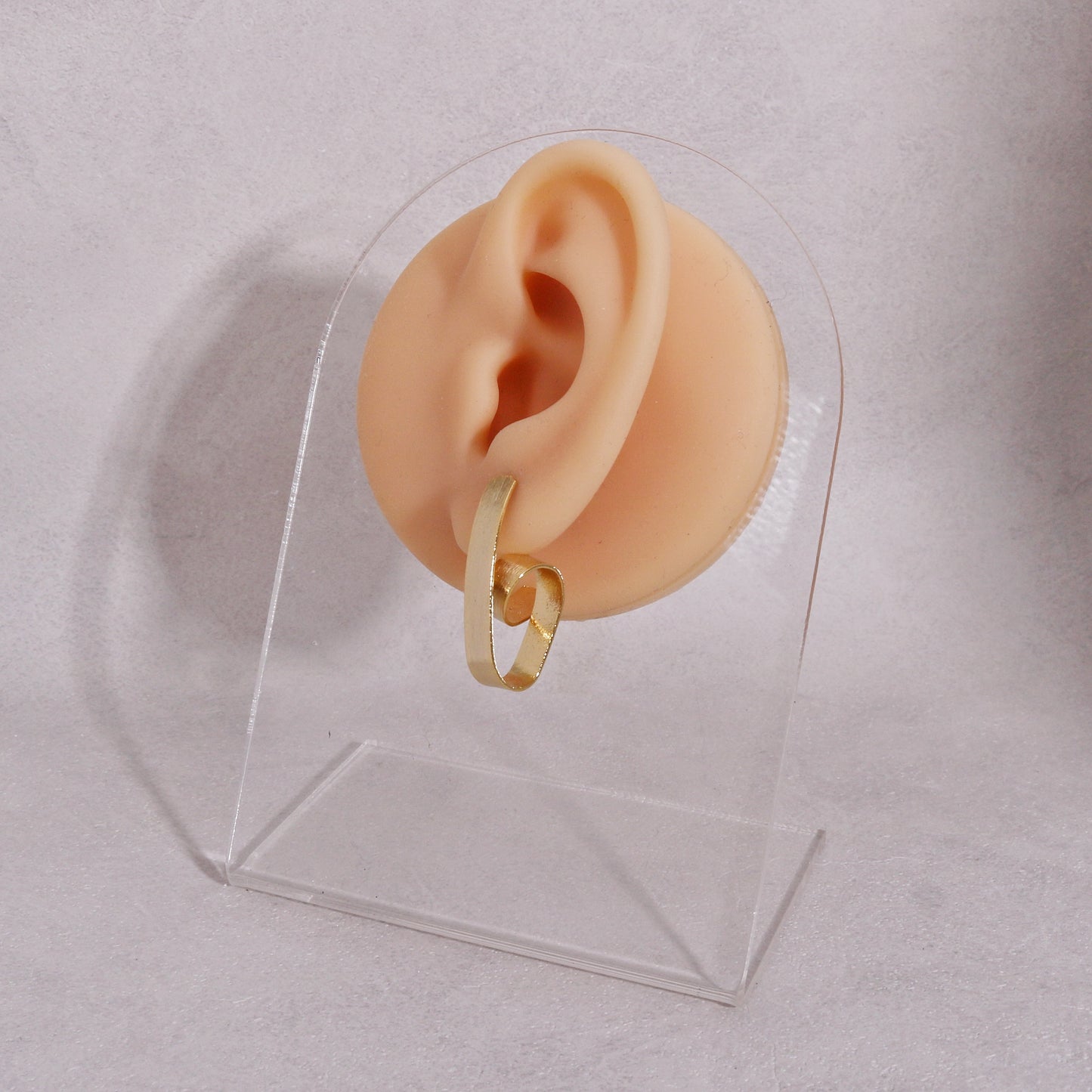 Kimber's Ribbon Styled Matte Minimalist Earrings