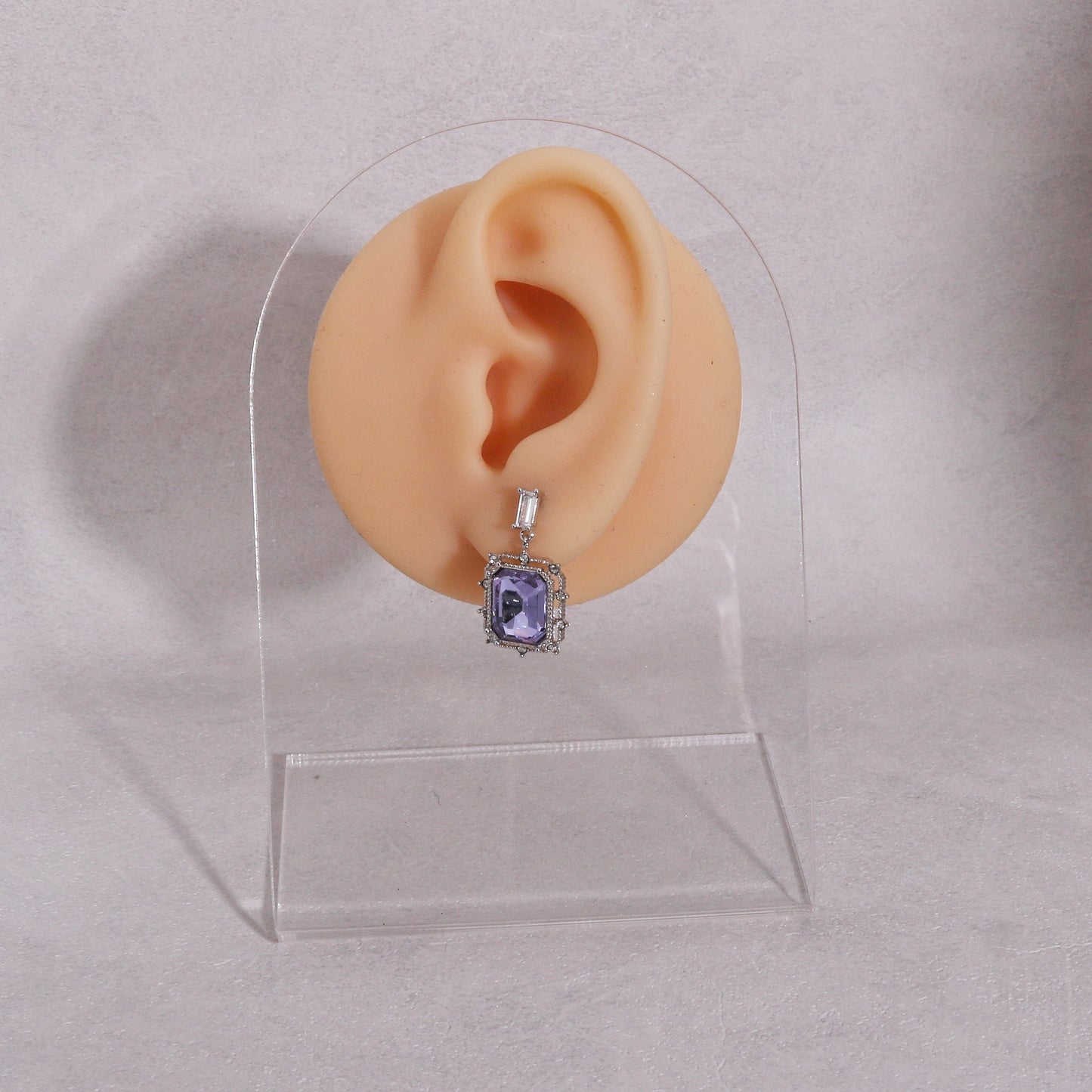 Vivienne Asymmetric Vintage Crystal Drop Earrings