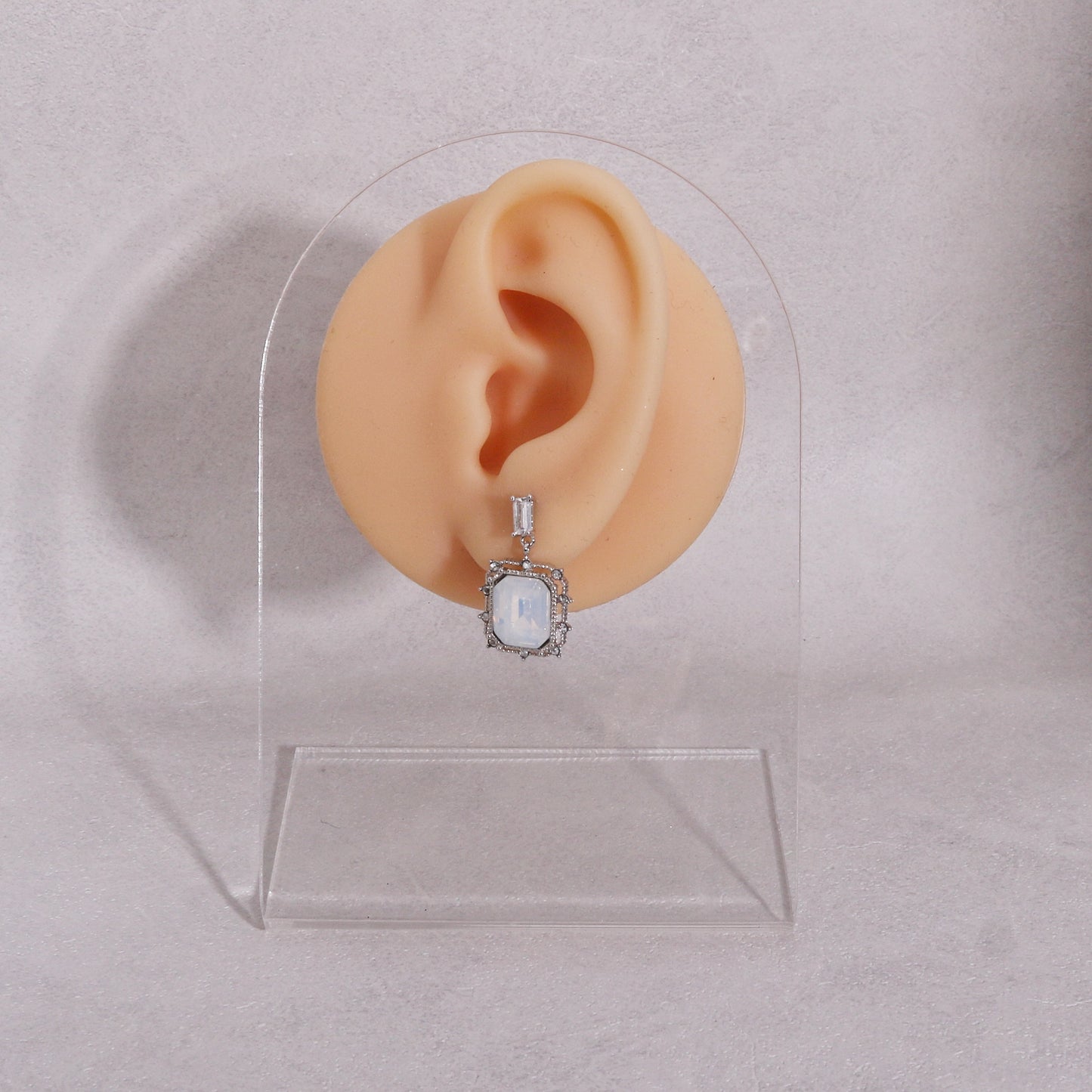 Vivienne Asymmetric Vintage Crystal Drop Earrings