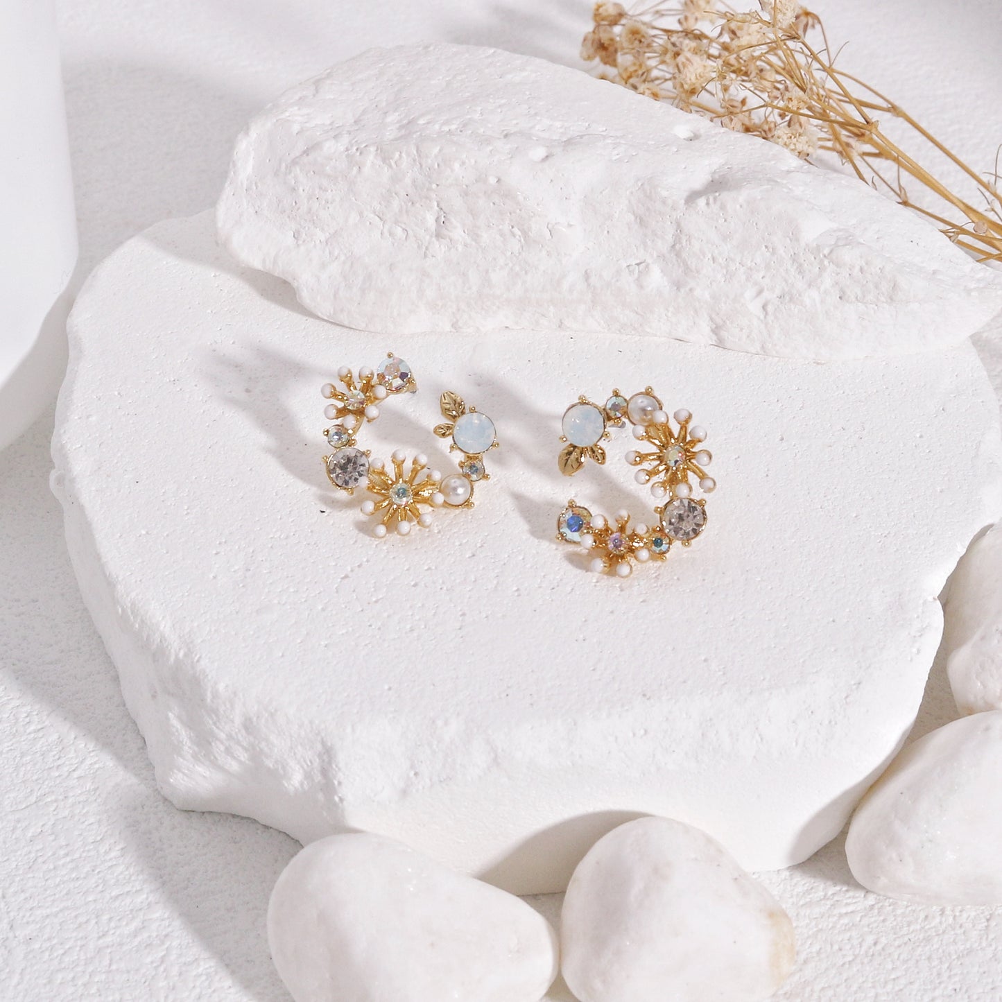 Chrishell Bouquet Crystal Stud Earrings