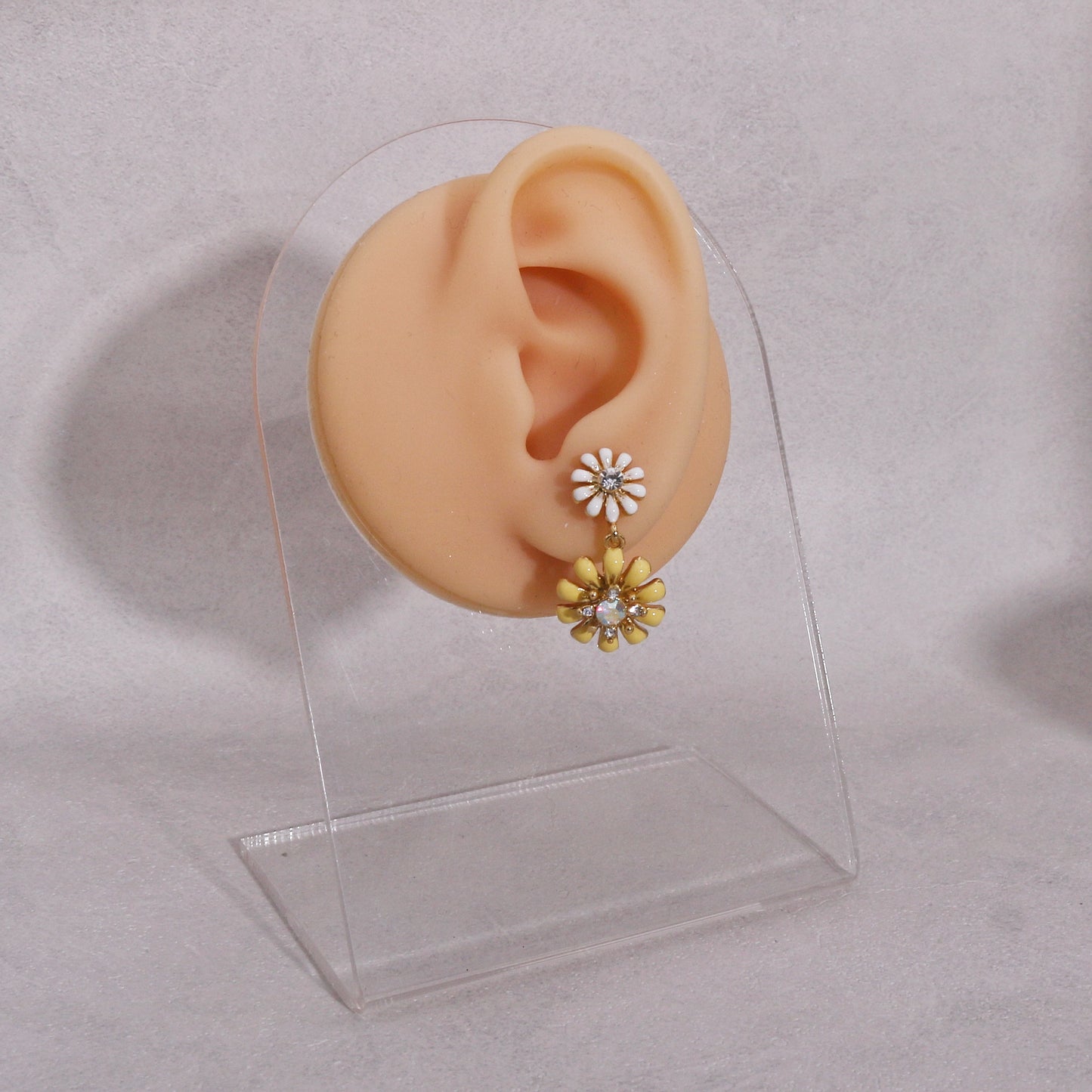 Cynthia Sweet Pastel Floral Dangle Earrings