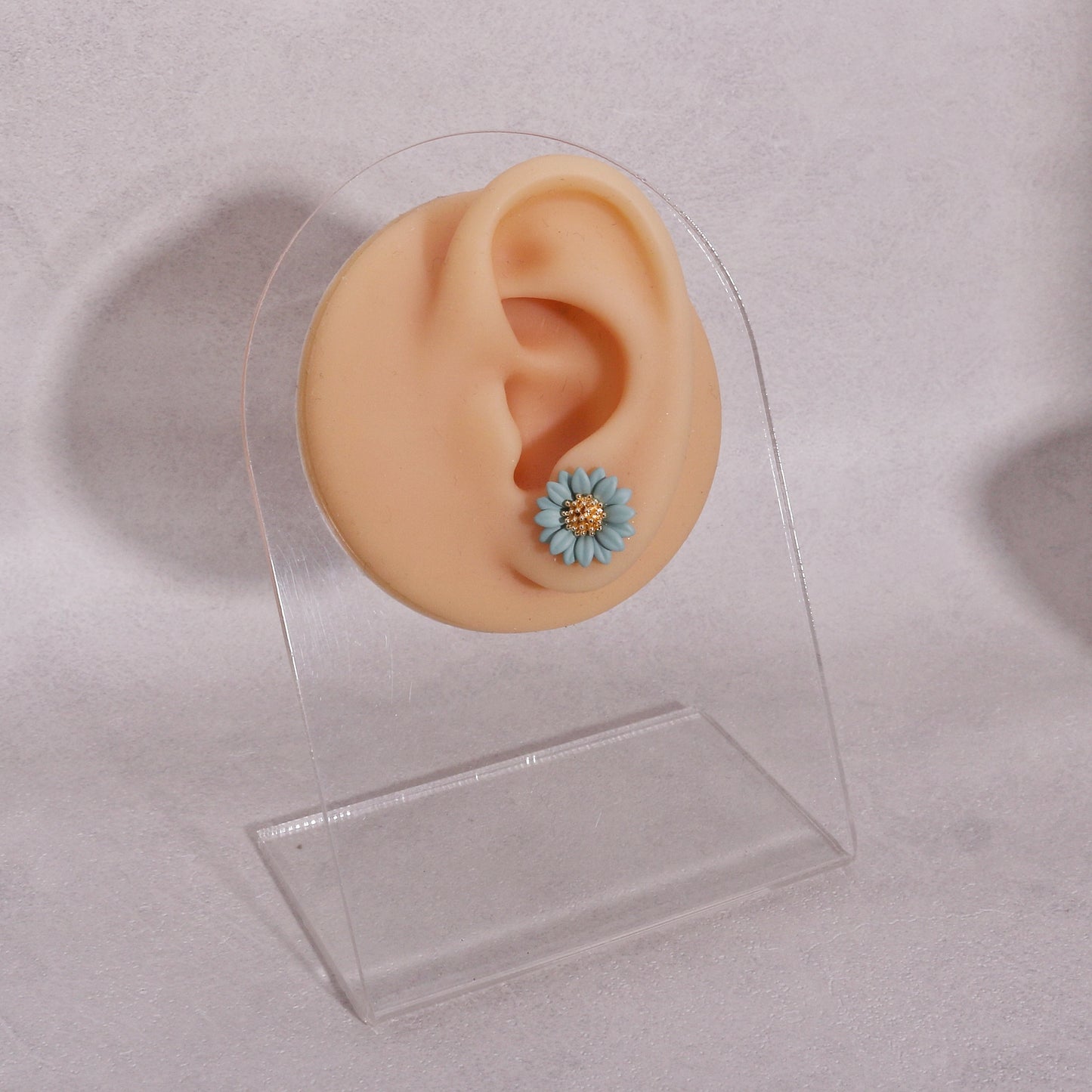 Riley Pastel Colored Dainty Floral Stud Earrings