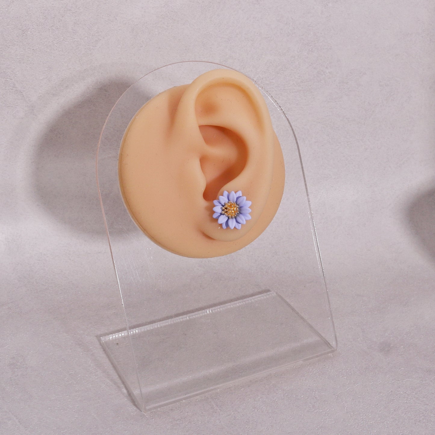 Riley Pastel Colored Dainty Floral Stud Earrings