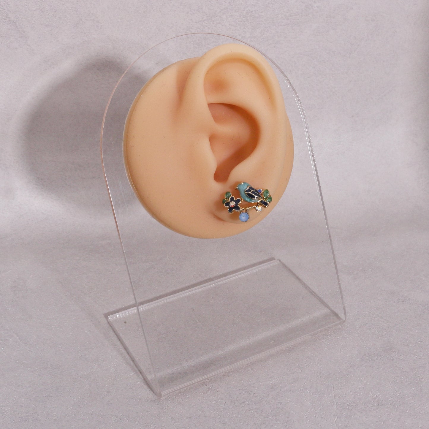 Rosalie Asymmetrical Little Bird Stud Earrings