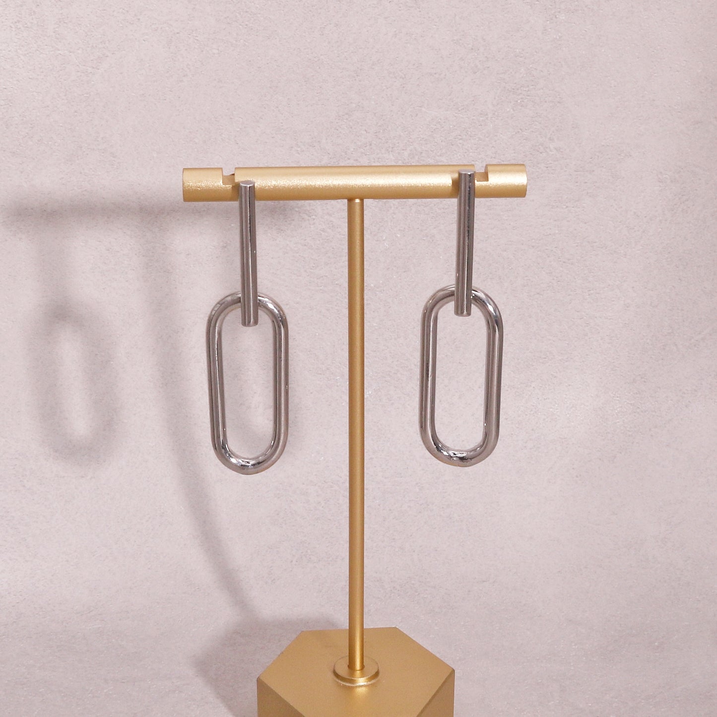 Rochella Long Bar Carabiner Drop Earring