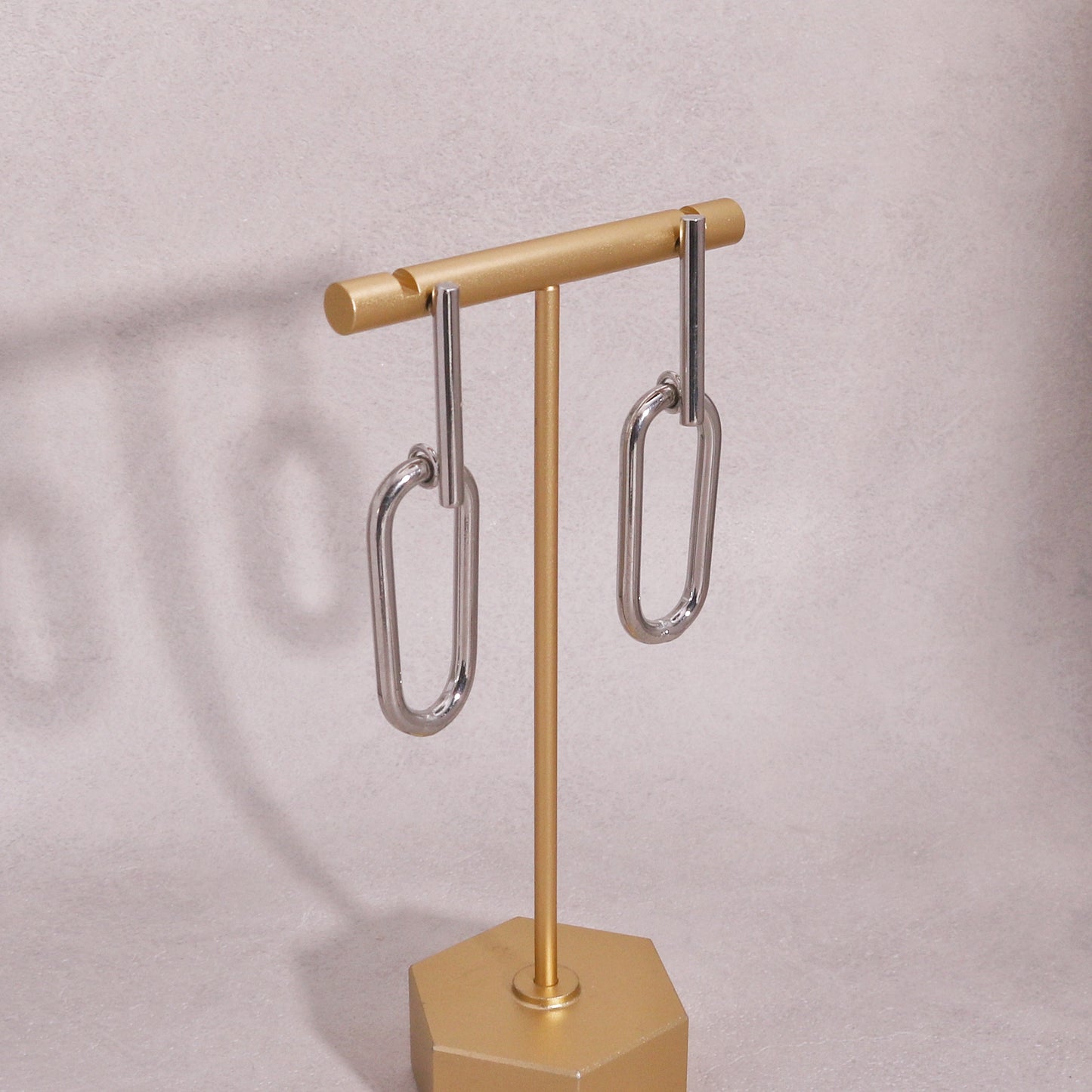Rochella Long Bar Carabiner Drop Earring