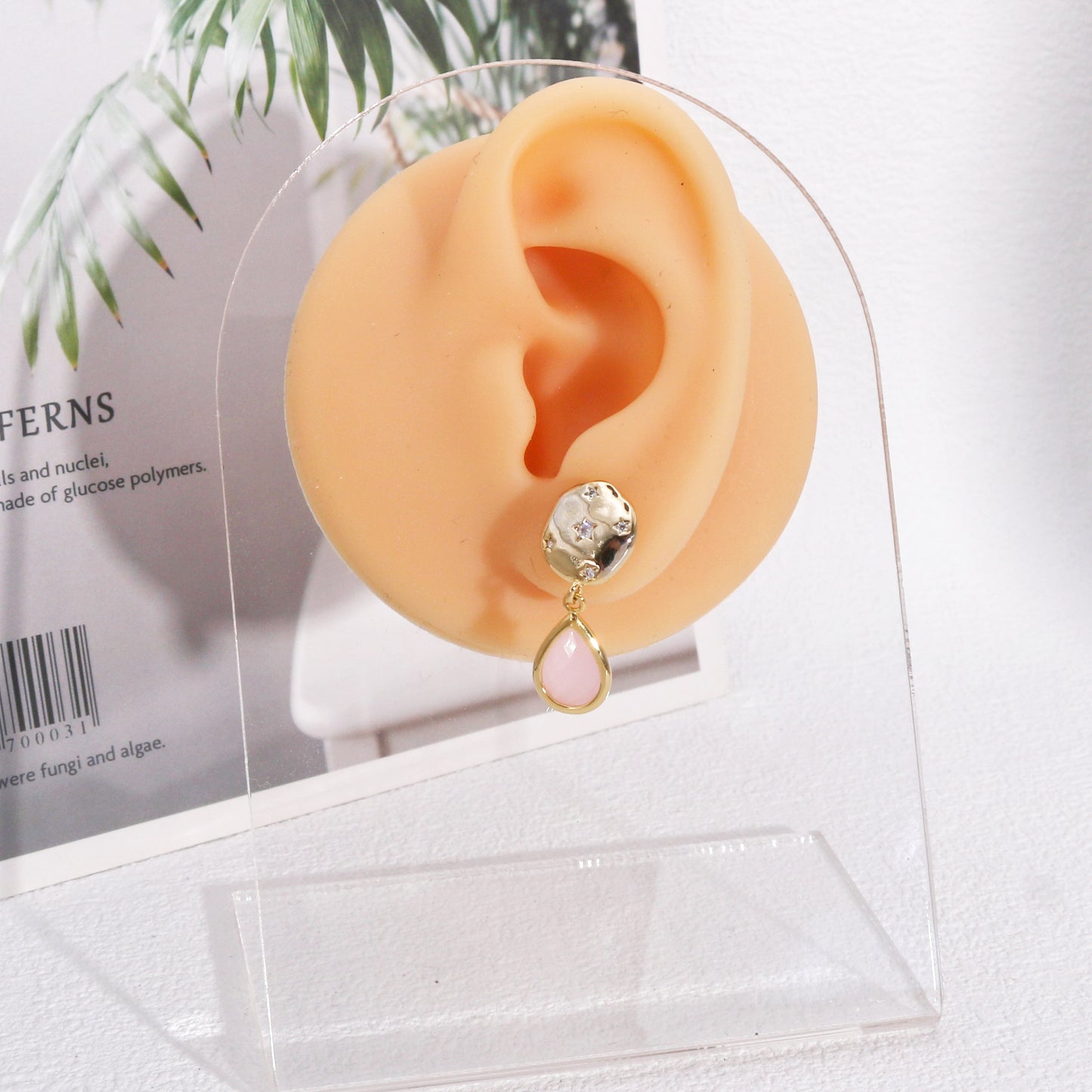 Crystal Quartz Fashion Drop Earrings