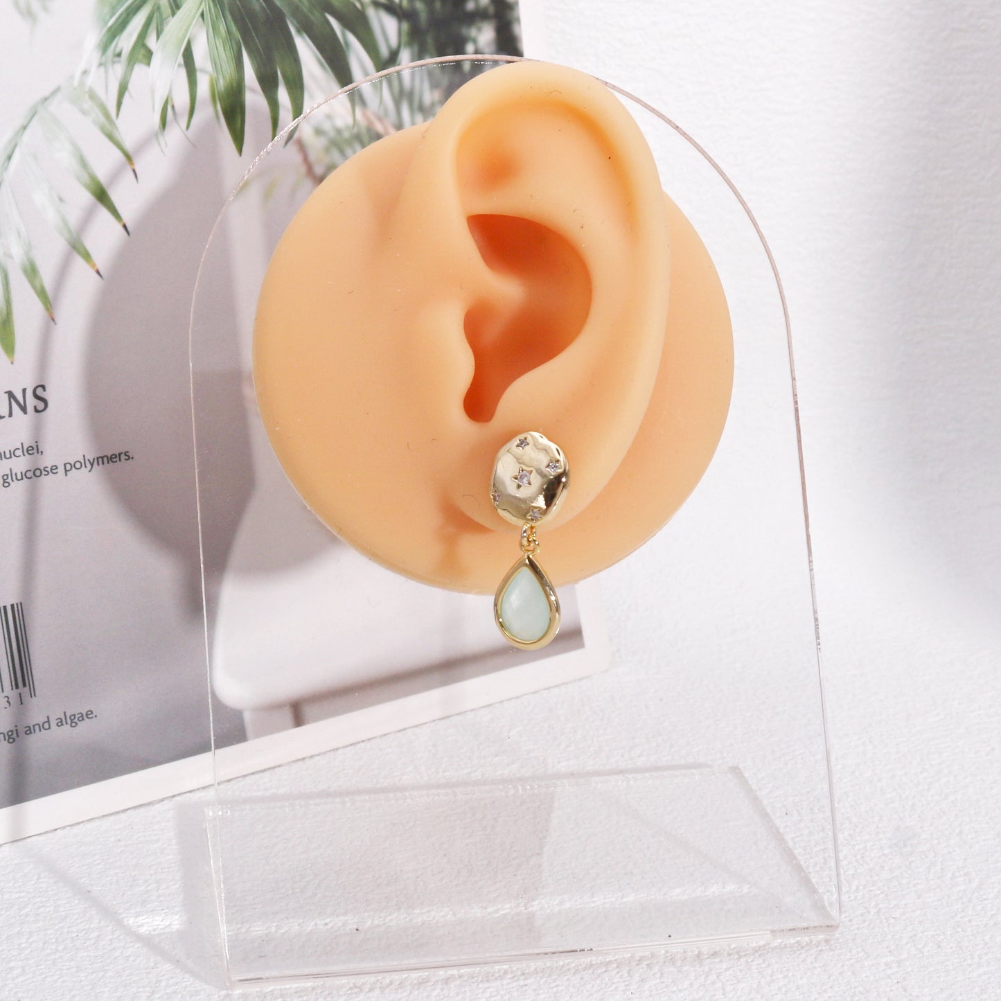 Crystal Quartz Fashion Drop Earrings