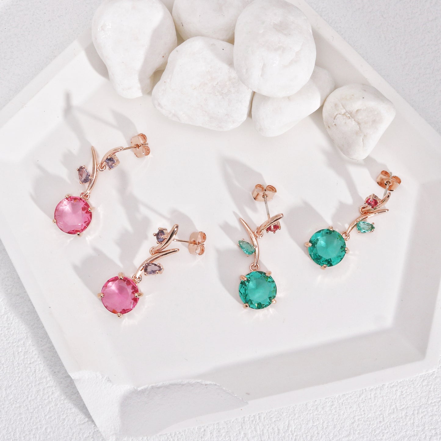 Cailie Elegant Luxury CZ Drop Earrings