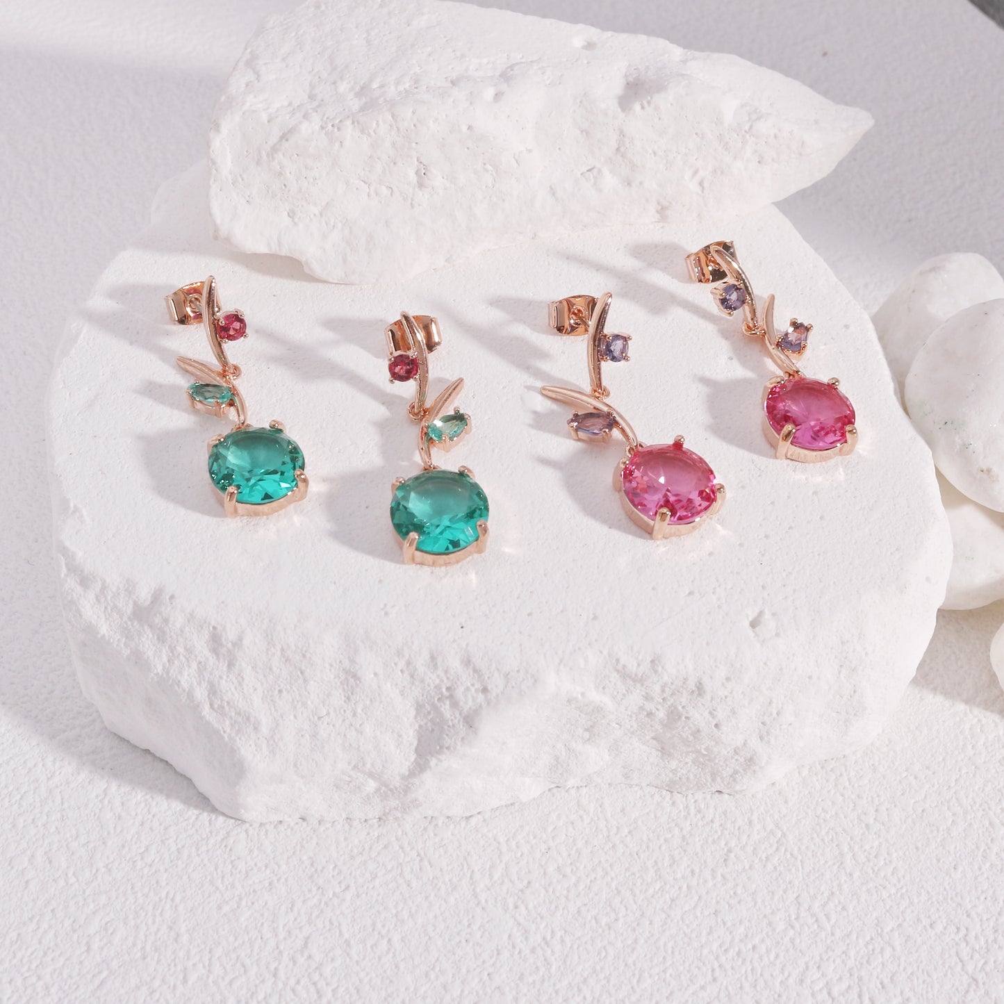 Cailie Elegant Luxury CZ Drop Earrings