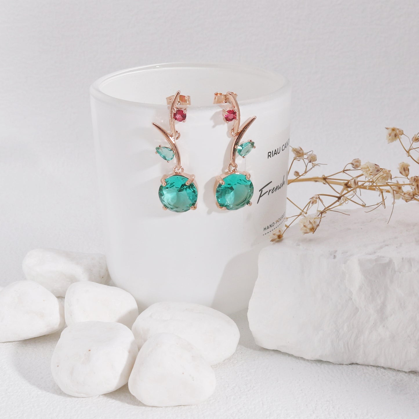 Cailie Elegant Luxury CZ Drop Earrings