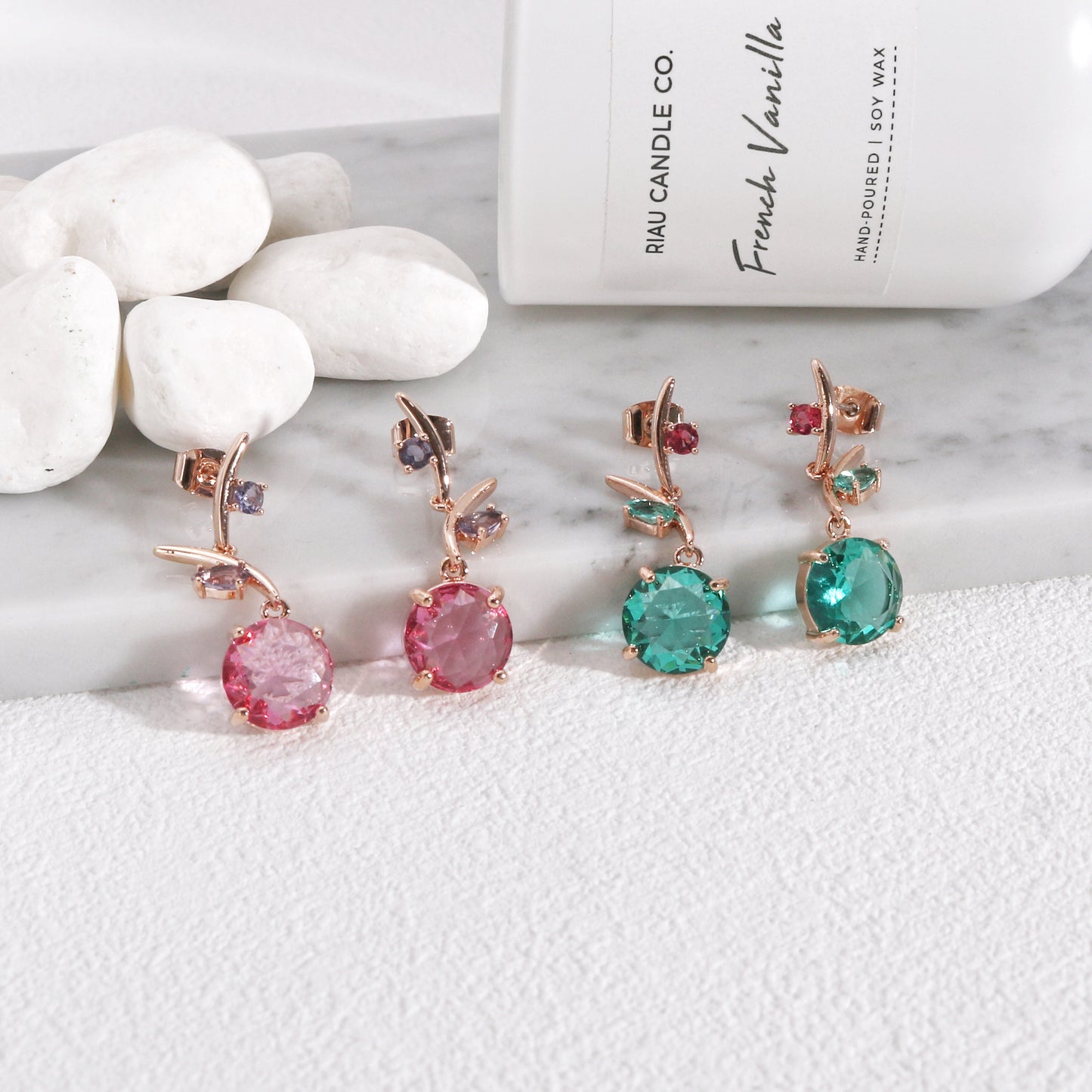 Cailie Elegant Luxury CZ Drop Earrings