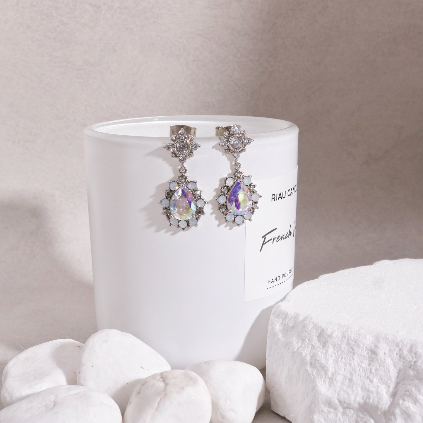 Trinka Victorian Crystallized Drop Earrings