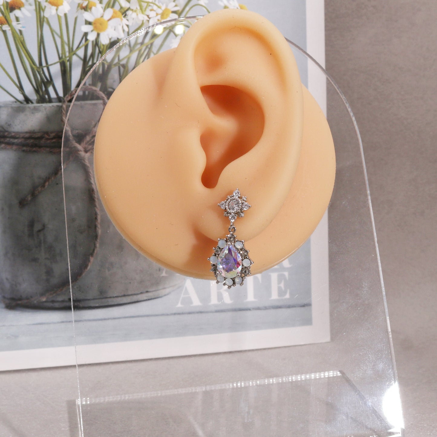 Trinka Victorian Crystallized Drop Earrings