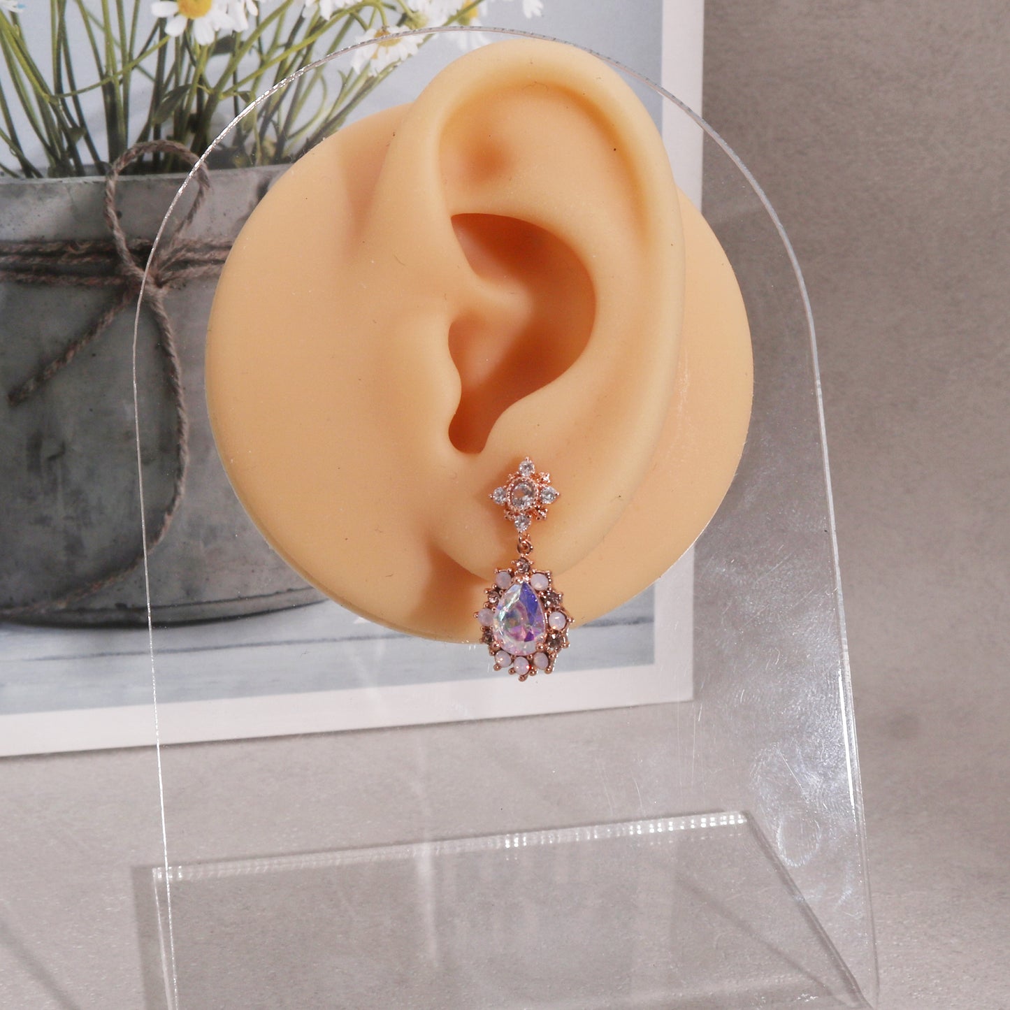 Trinka Victorian Crystallized Drop Earrings