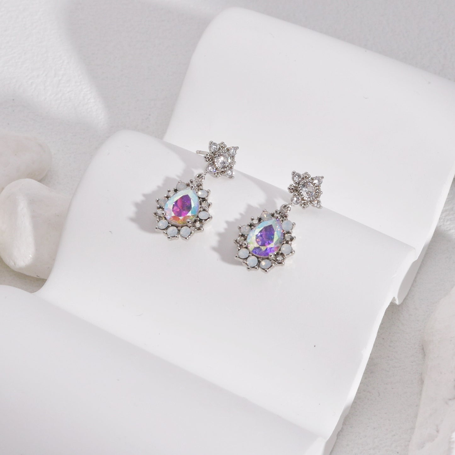 Trinka Victorian Crystallized Drop Earrings