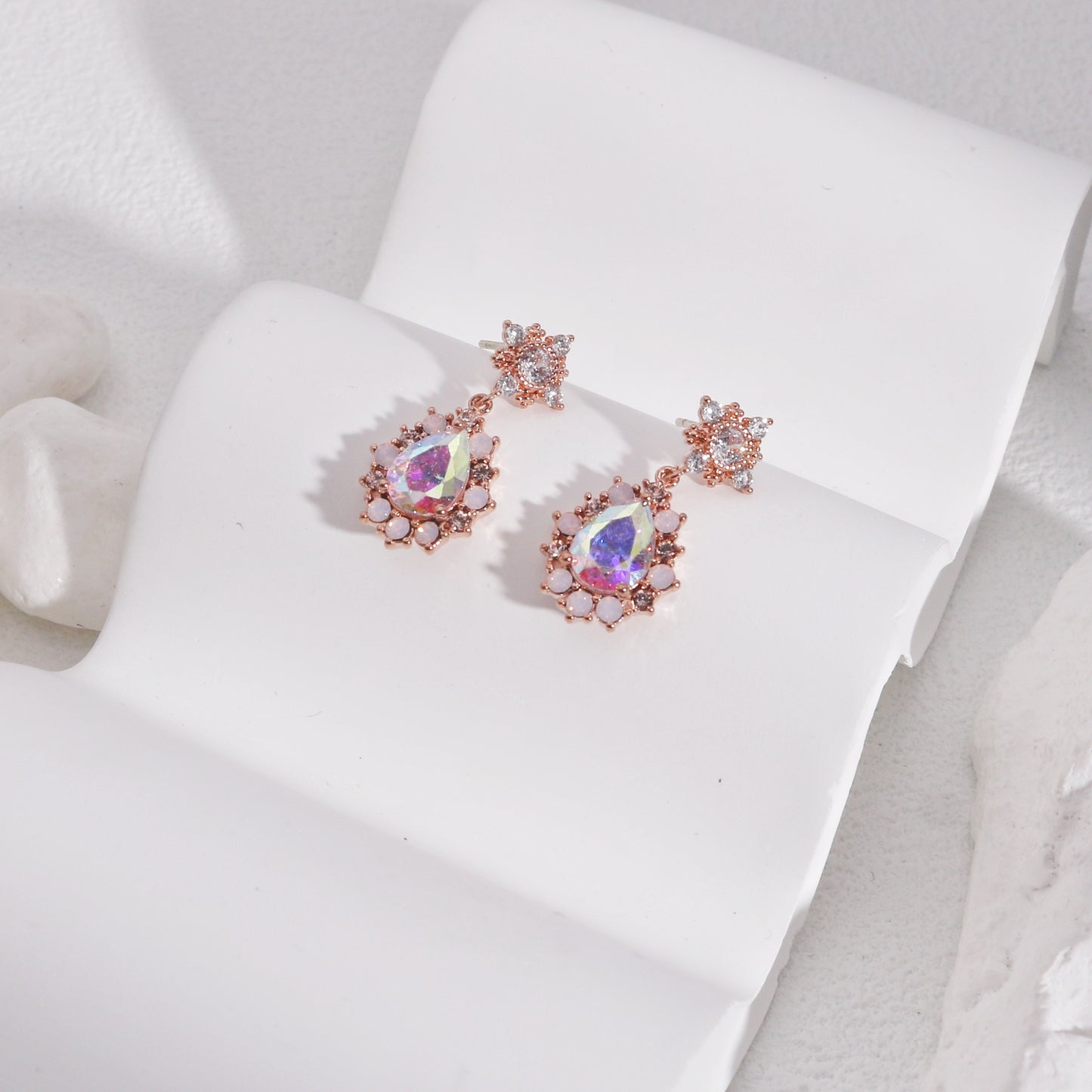 Trinka Victorian Crystallized Drop Earrings