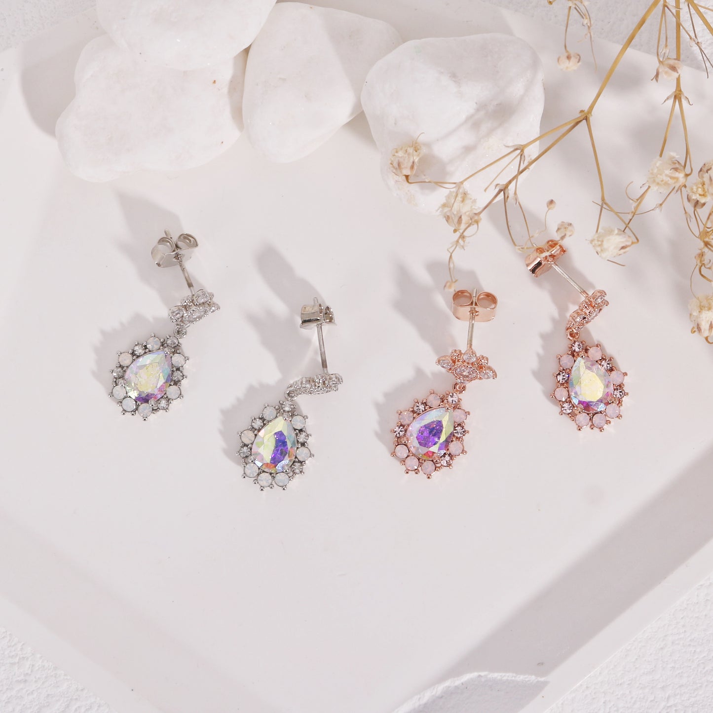Trinka Victorian Crystallized Drop Earrings