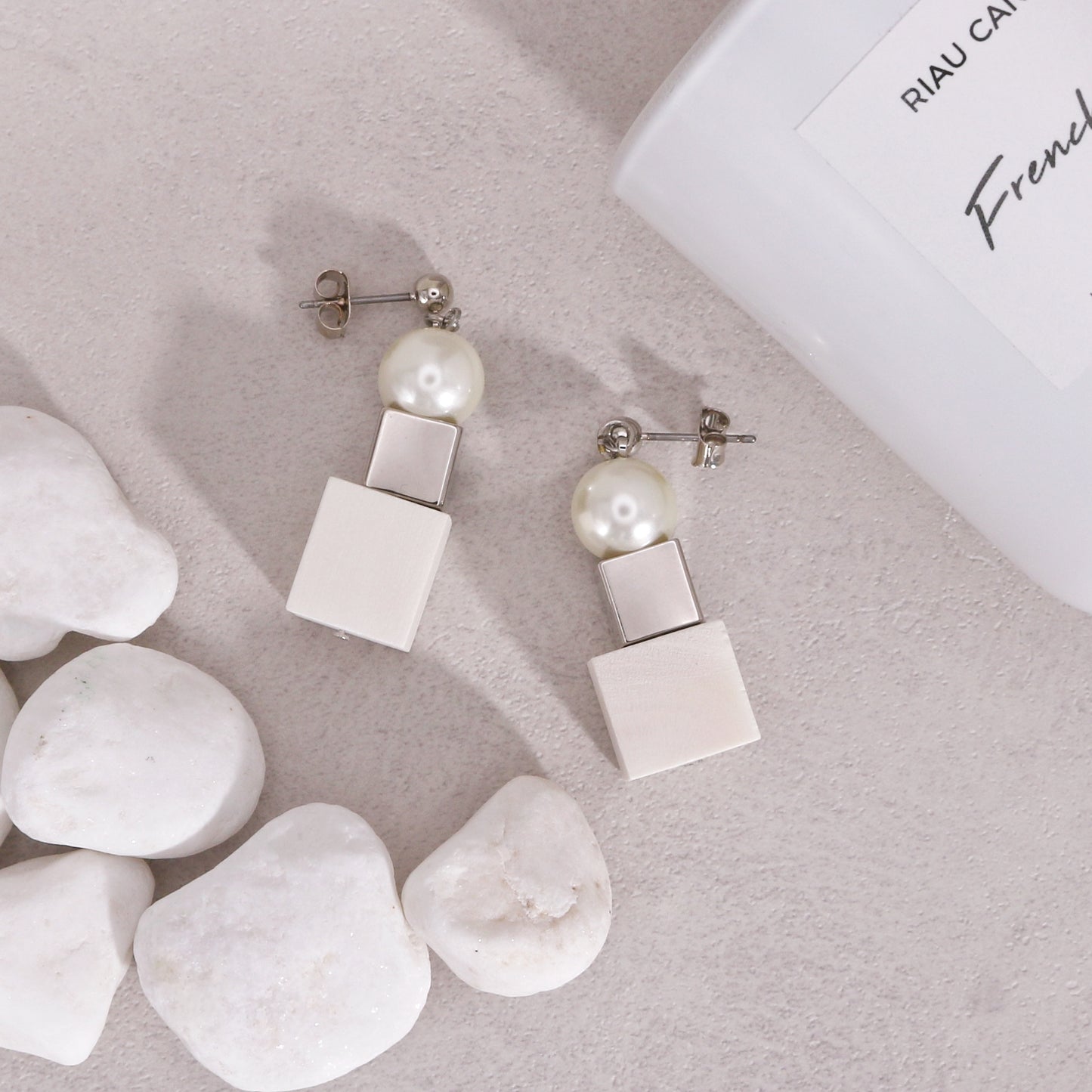 Natalie Natural Wood Fashion Drop Earrings