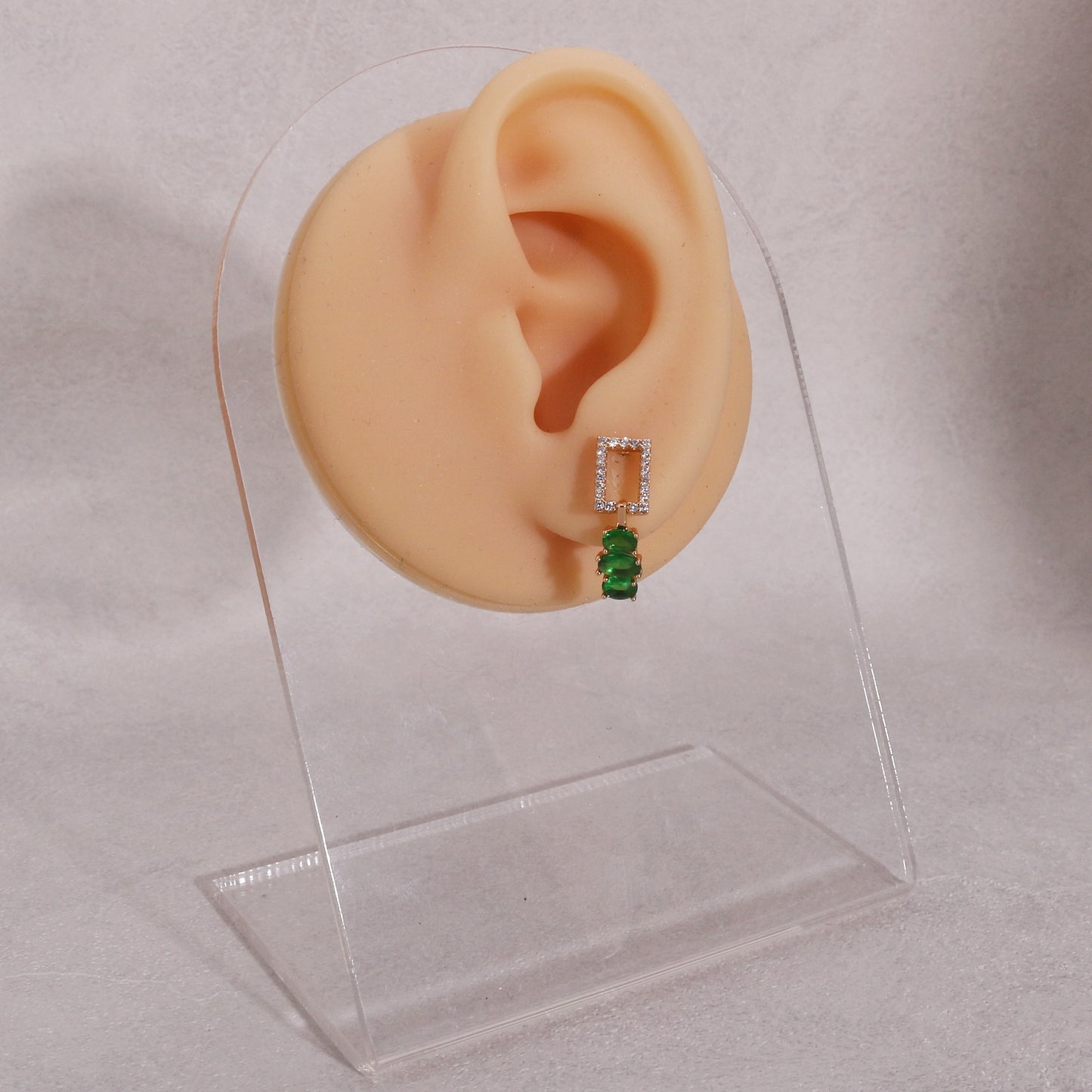 Tasha Elegant CZ Mini Dangle Earrings