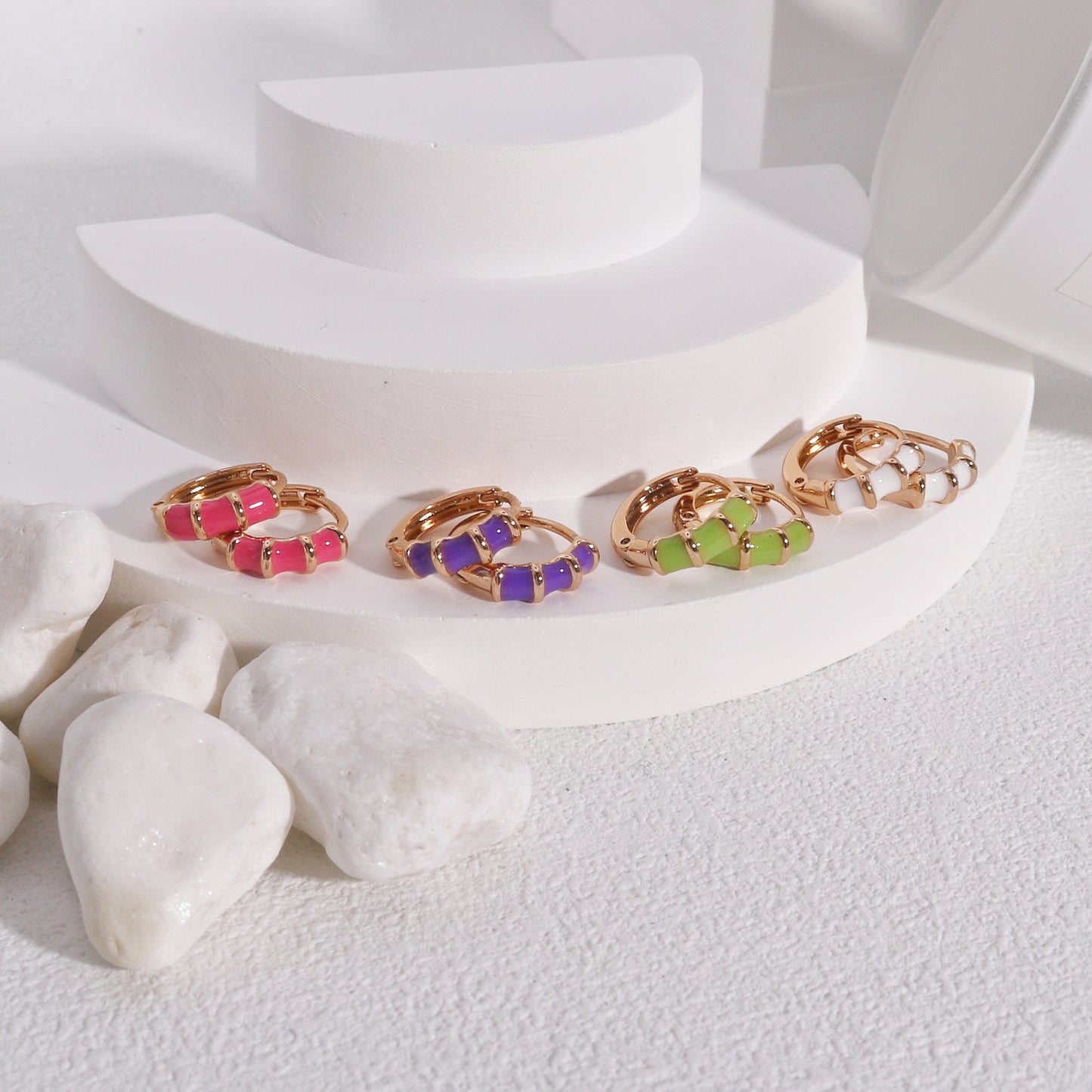 Alara Mini Chic Fashion Hoop Earrings