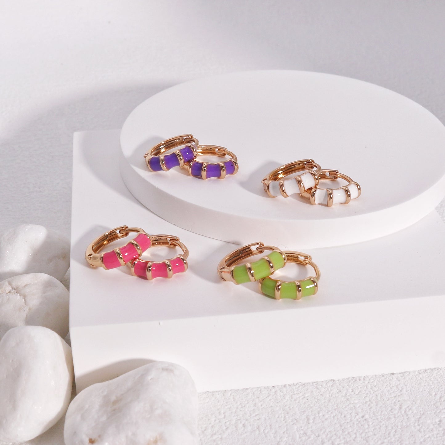 Alara Mini Chic Fashion Hoop Earrings