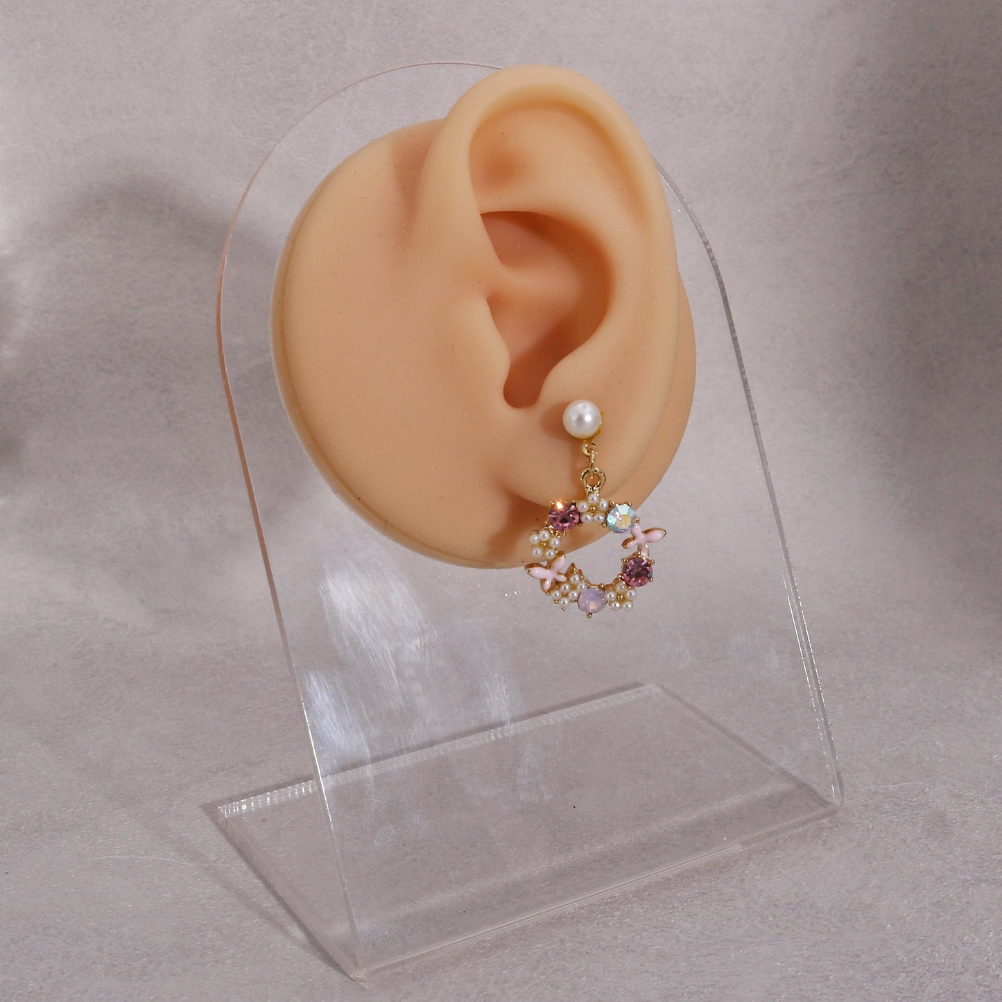 Delara Garden Crystal Dangle Earrings