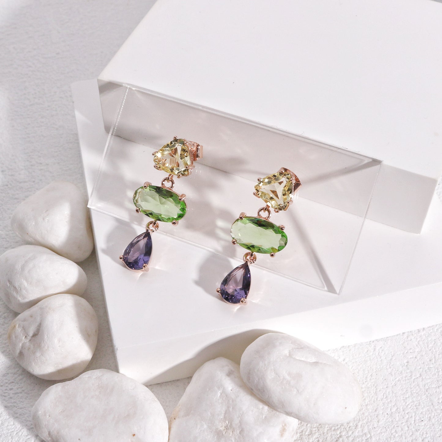 Rhiannon Luxury CZ Chandelier Drop Earrings
