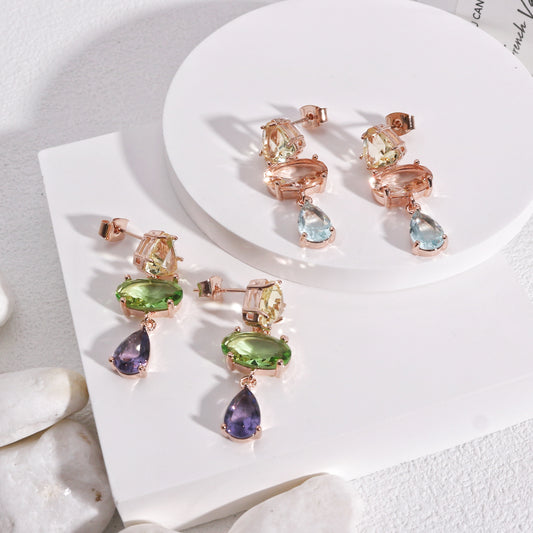 Rhiannon Luxury CZ Chandelier Drop Earrings