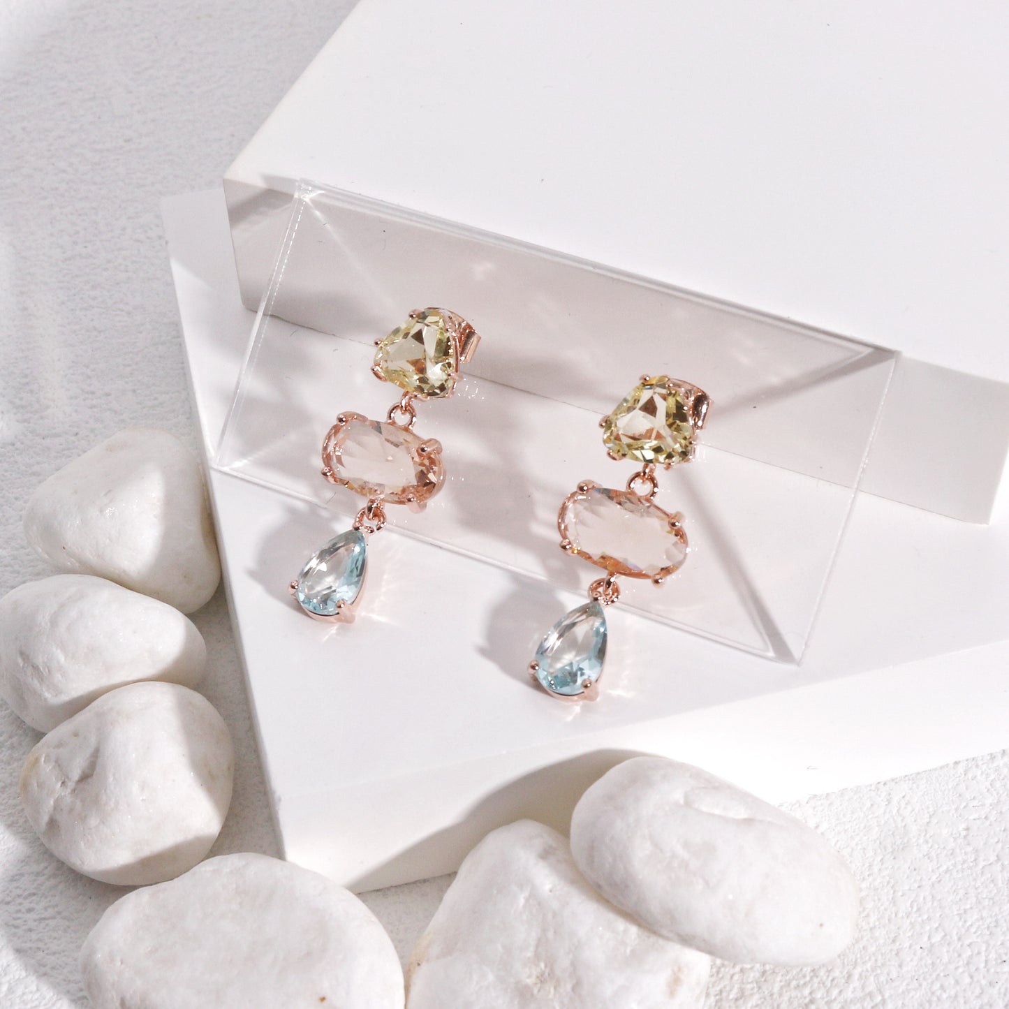 Rhiannon Luxury CZ Chandelier Drop Earrings