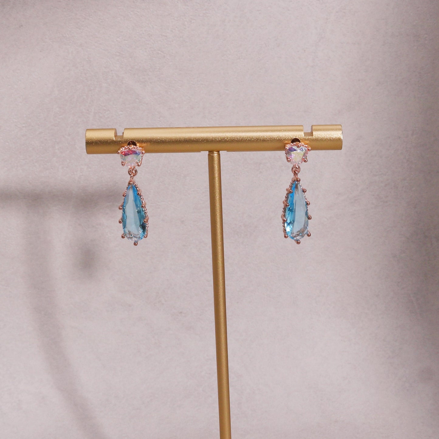 Catalina Elegant Crystal Short Dangle Earrings