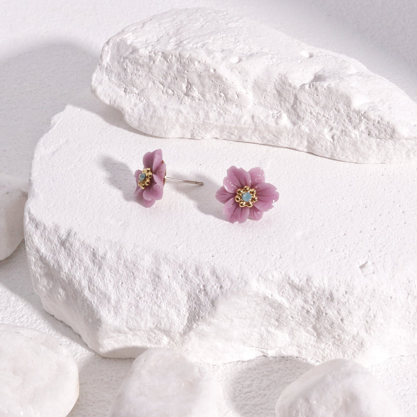 Katie Mini Floral Candy Stud Earrings