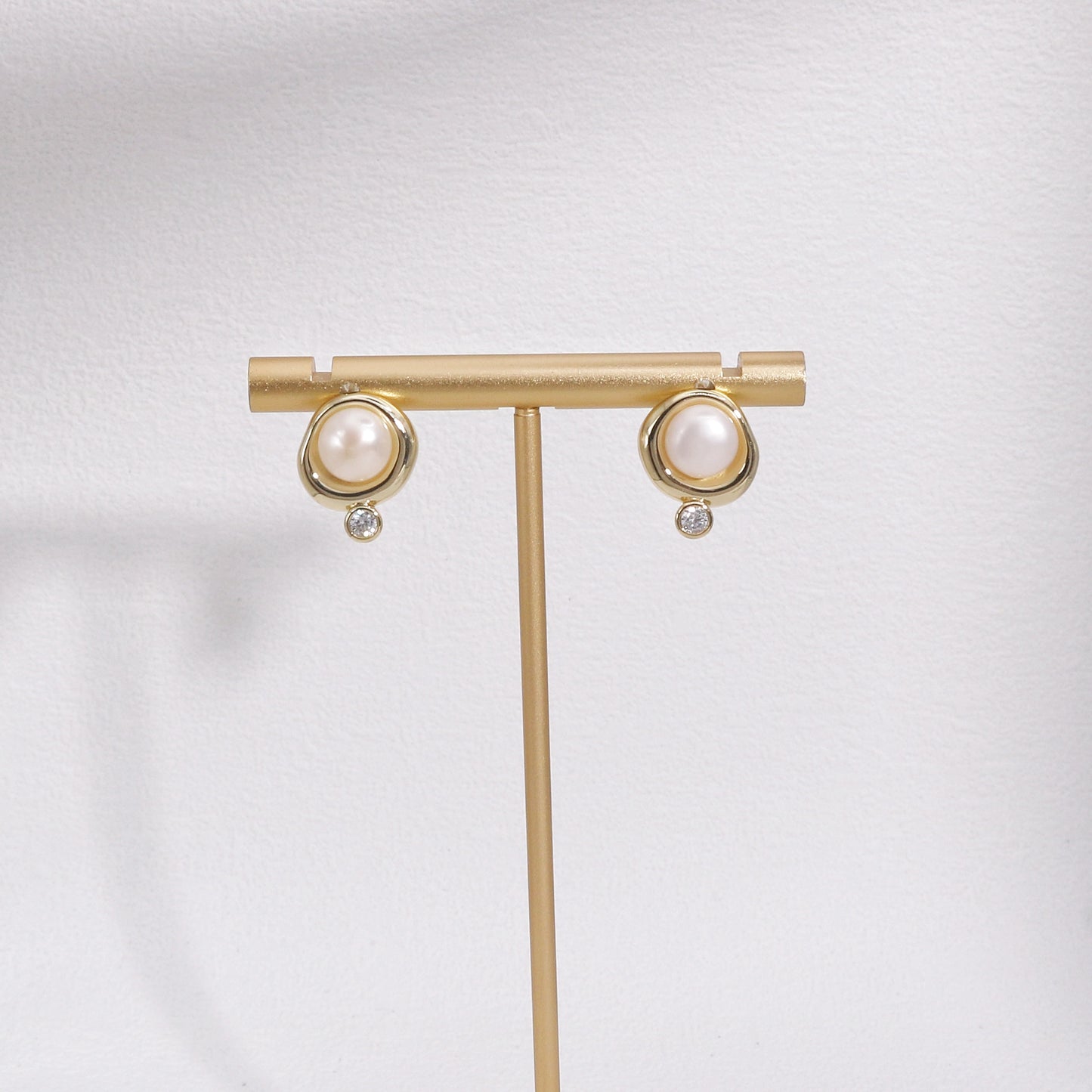 Emory Freshwater Pearl Fancy Stud Earrings