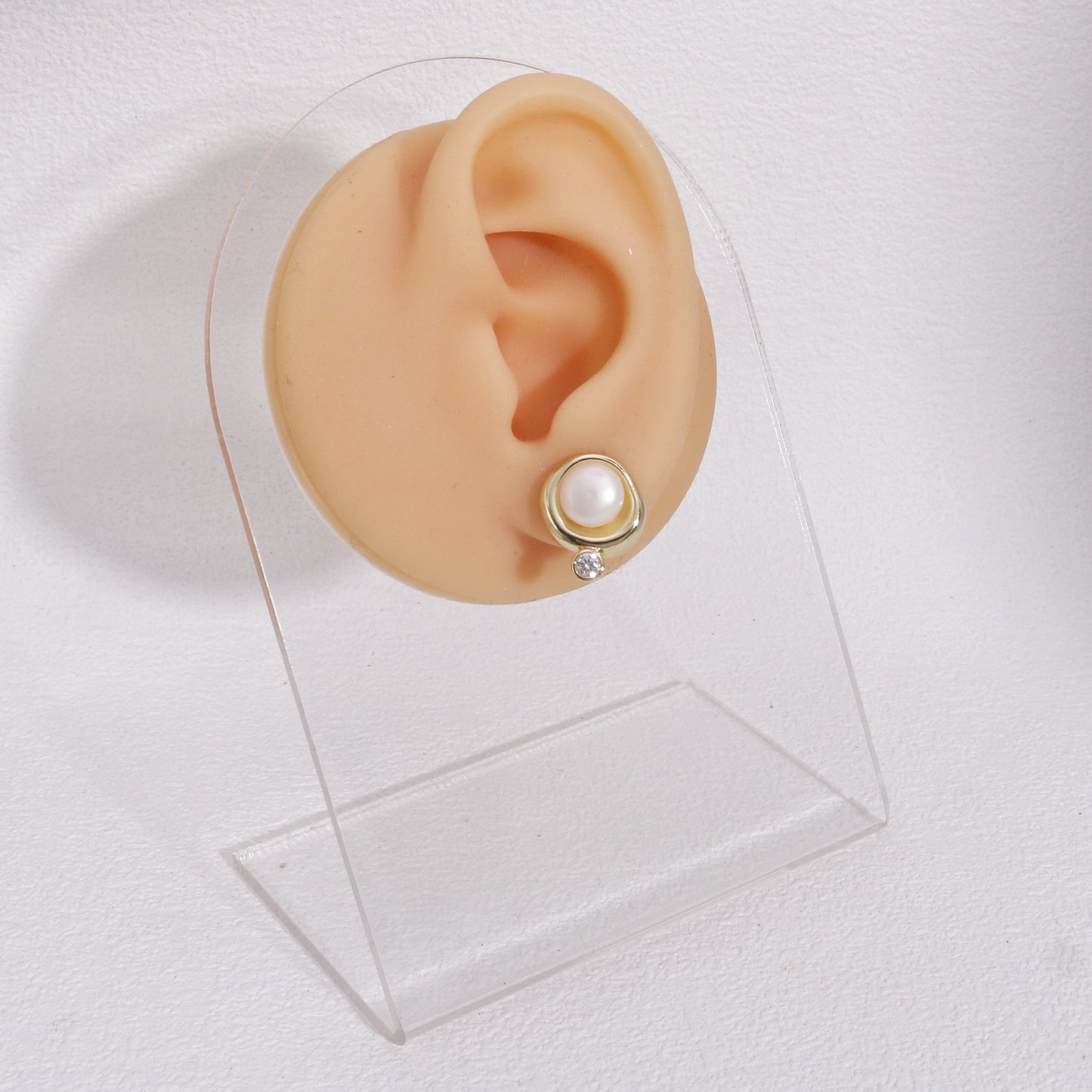 Emory Freshwater Pearl Fancy Stud Earrings