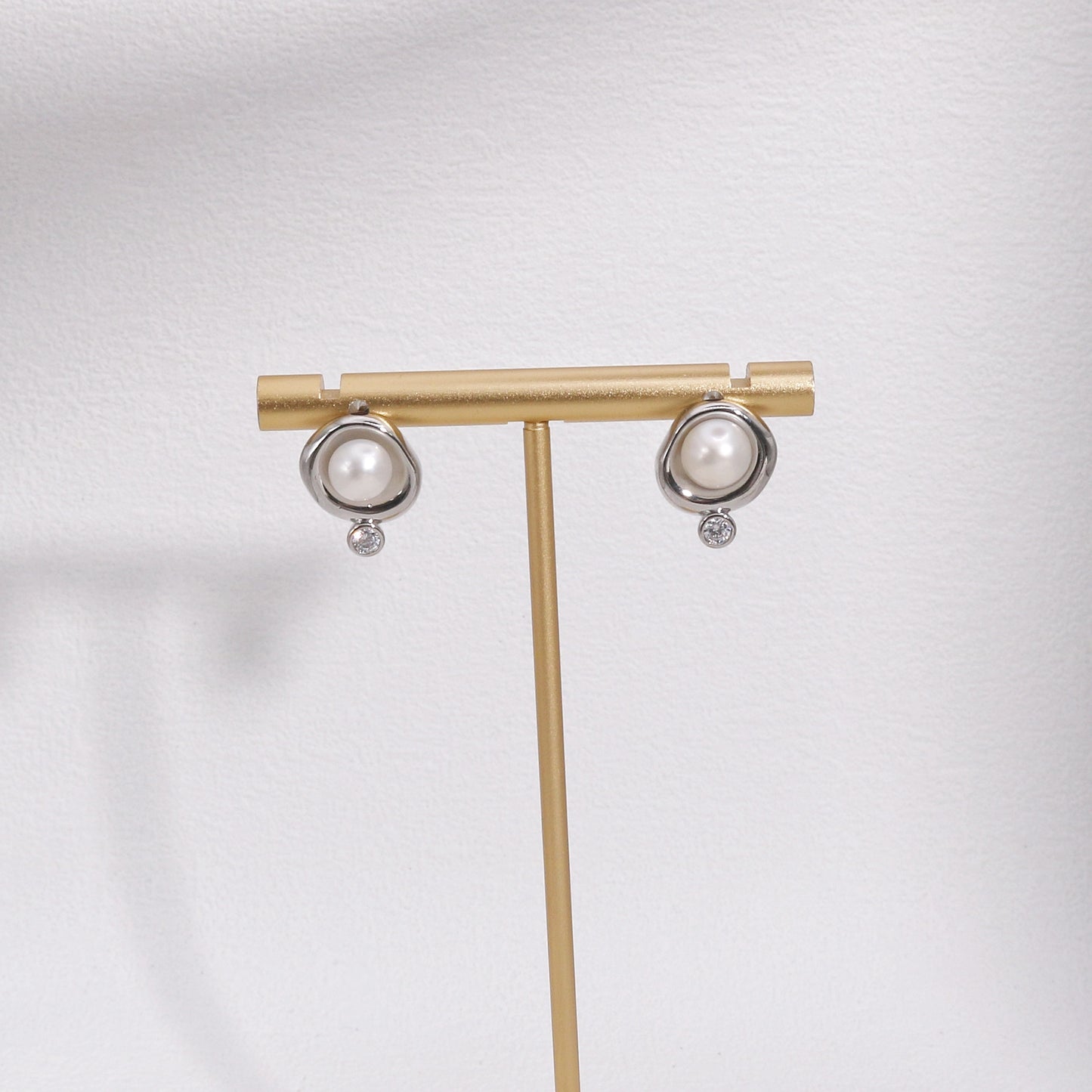 Emory Freshwater Pearl Fancy Stud Earrings