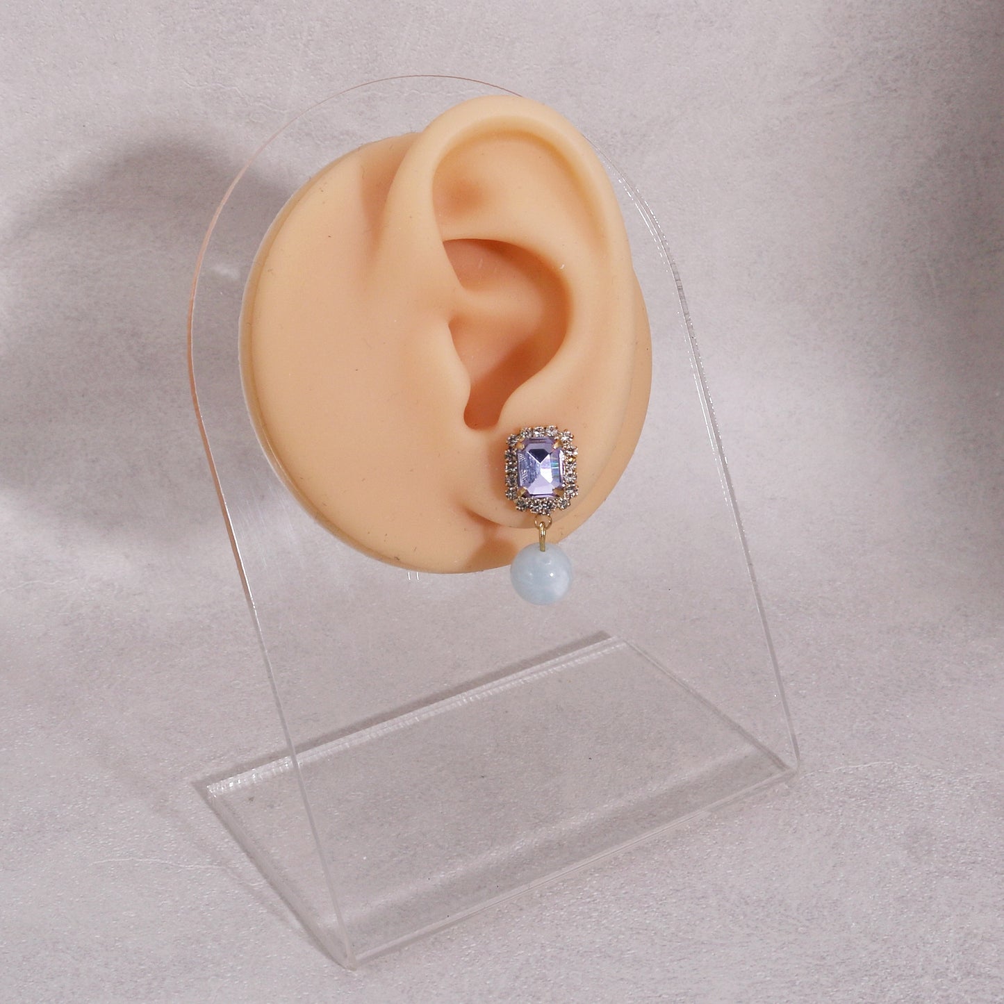 Olivia Natural Gemstone and Crystal Drop Earrings