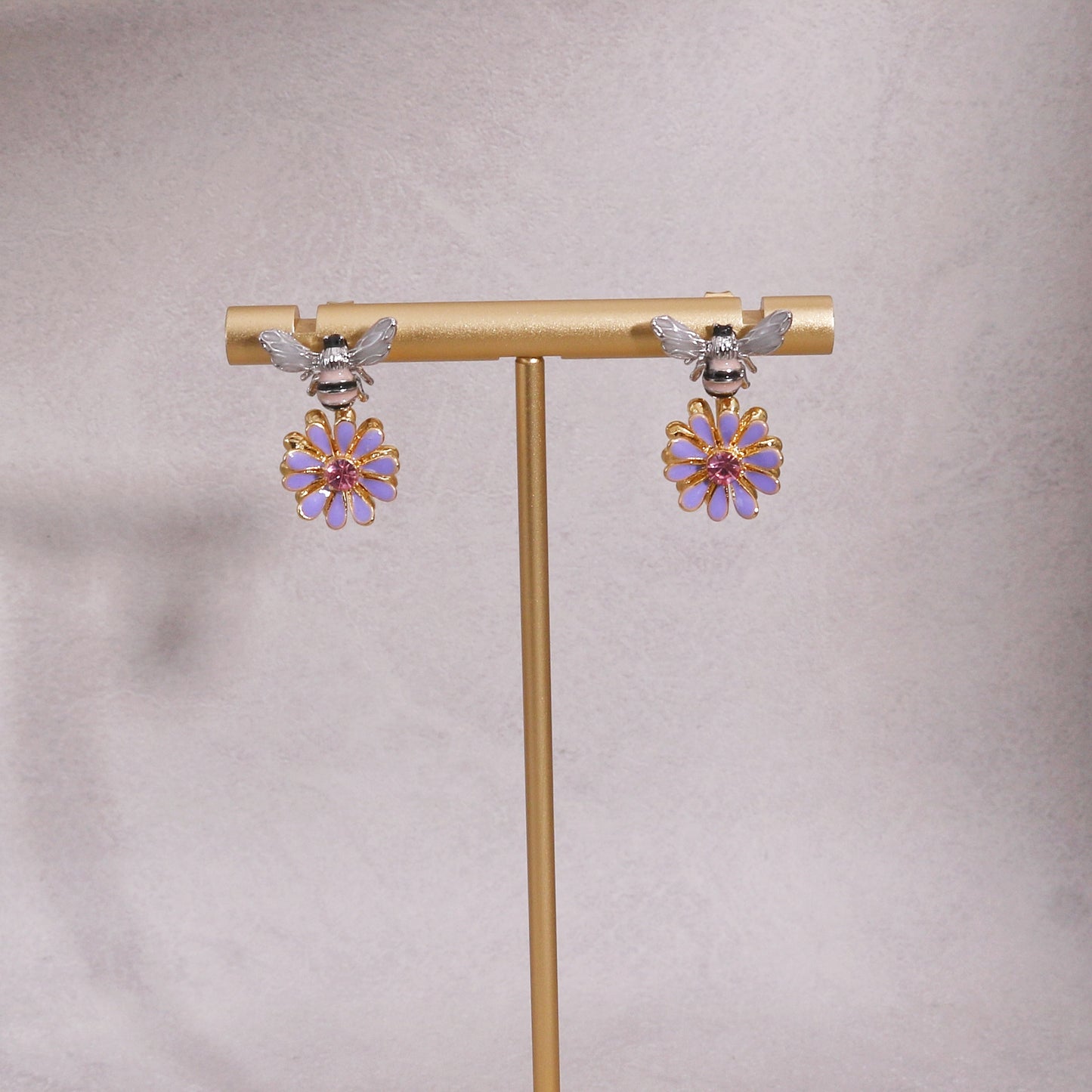 Charlize Front Back Bumble Bee Drop Earring Jacket
