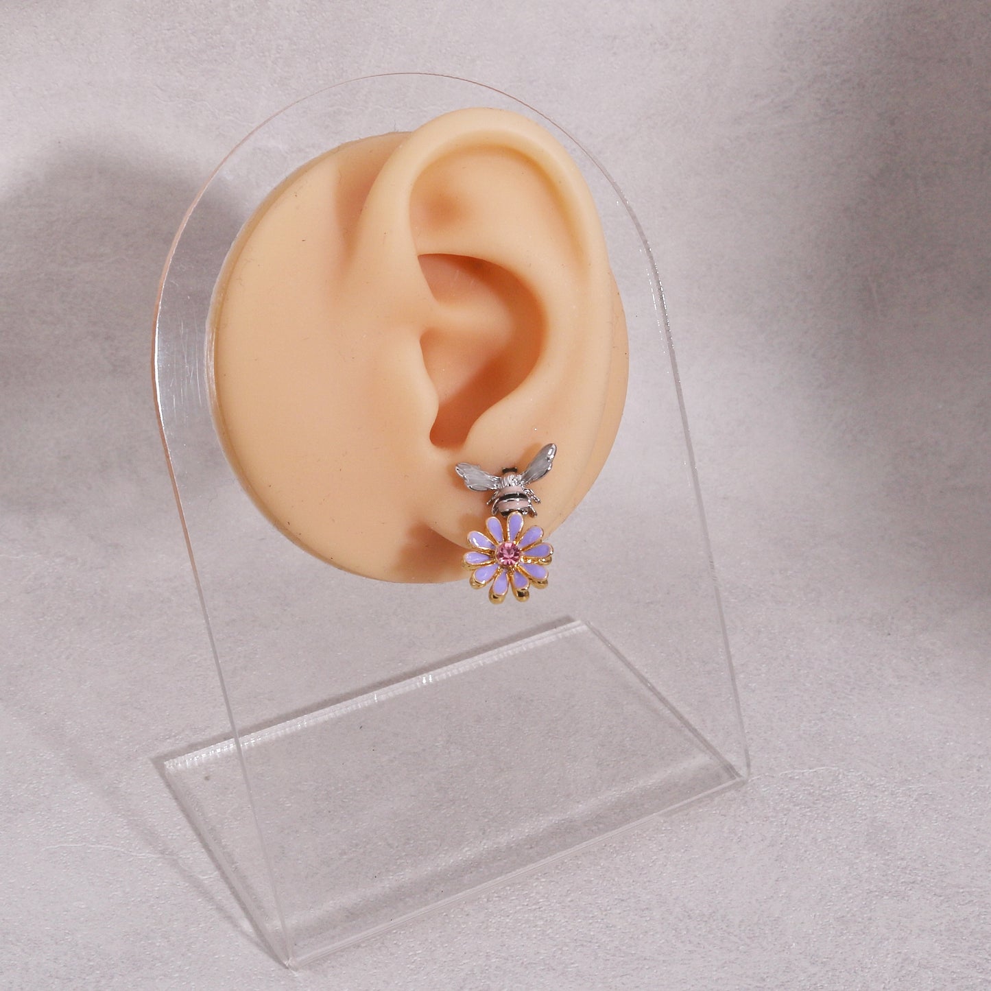 Charlize Front Back Bumble Bee Drop Earring Jacket