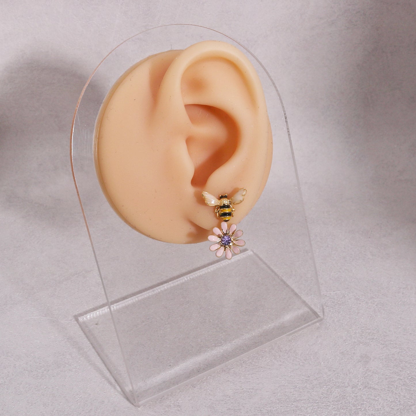 Charlize Front Back Bumble Bee Drop Earring Jacket