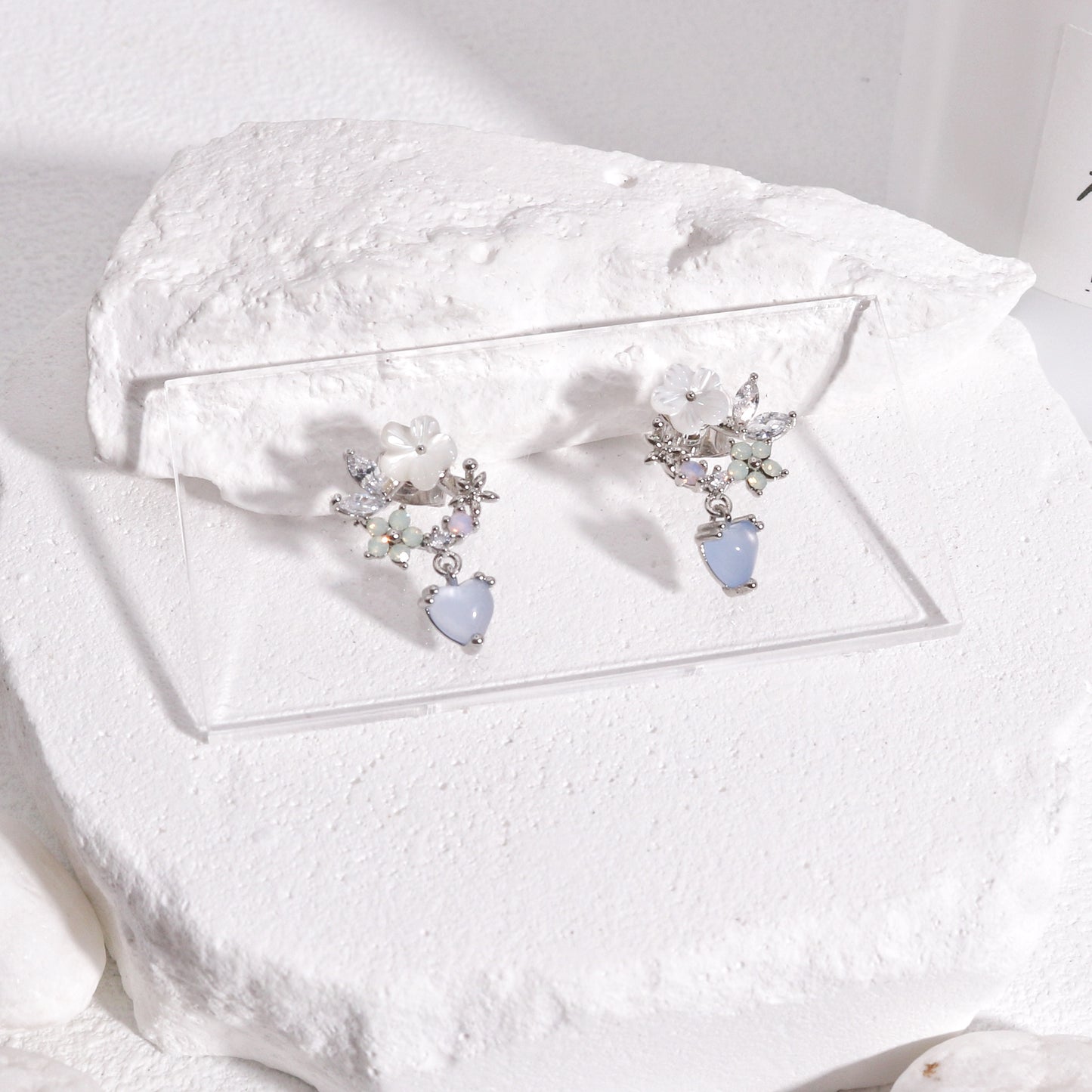 Charlotte Dainty Korean Styled Floral Drop Earrings