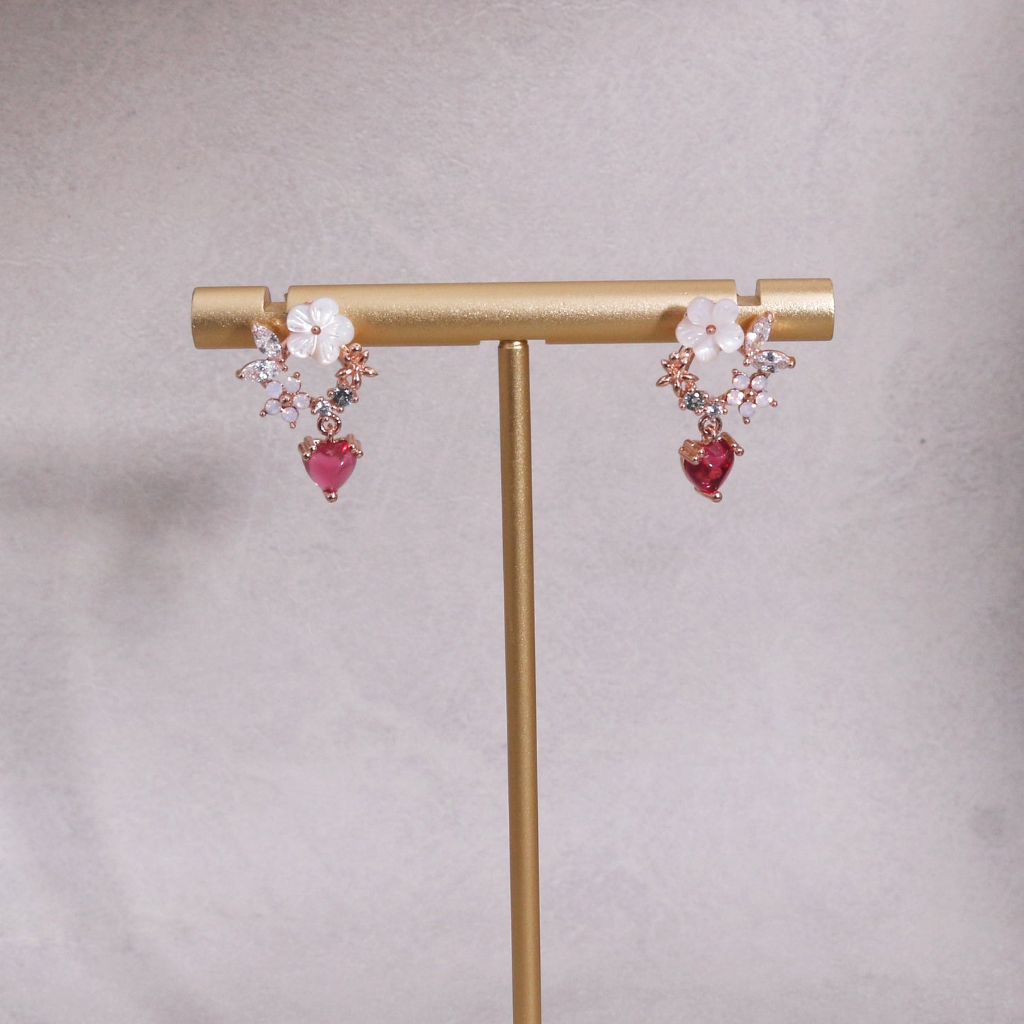 Charlotte Dainty Korean Styled Floral Drop Earrings