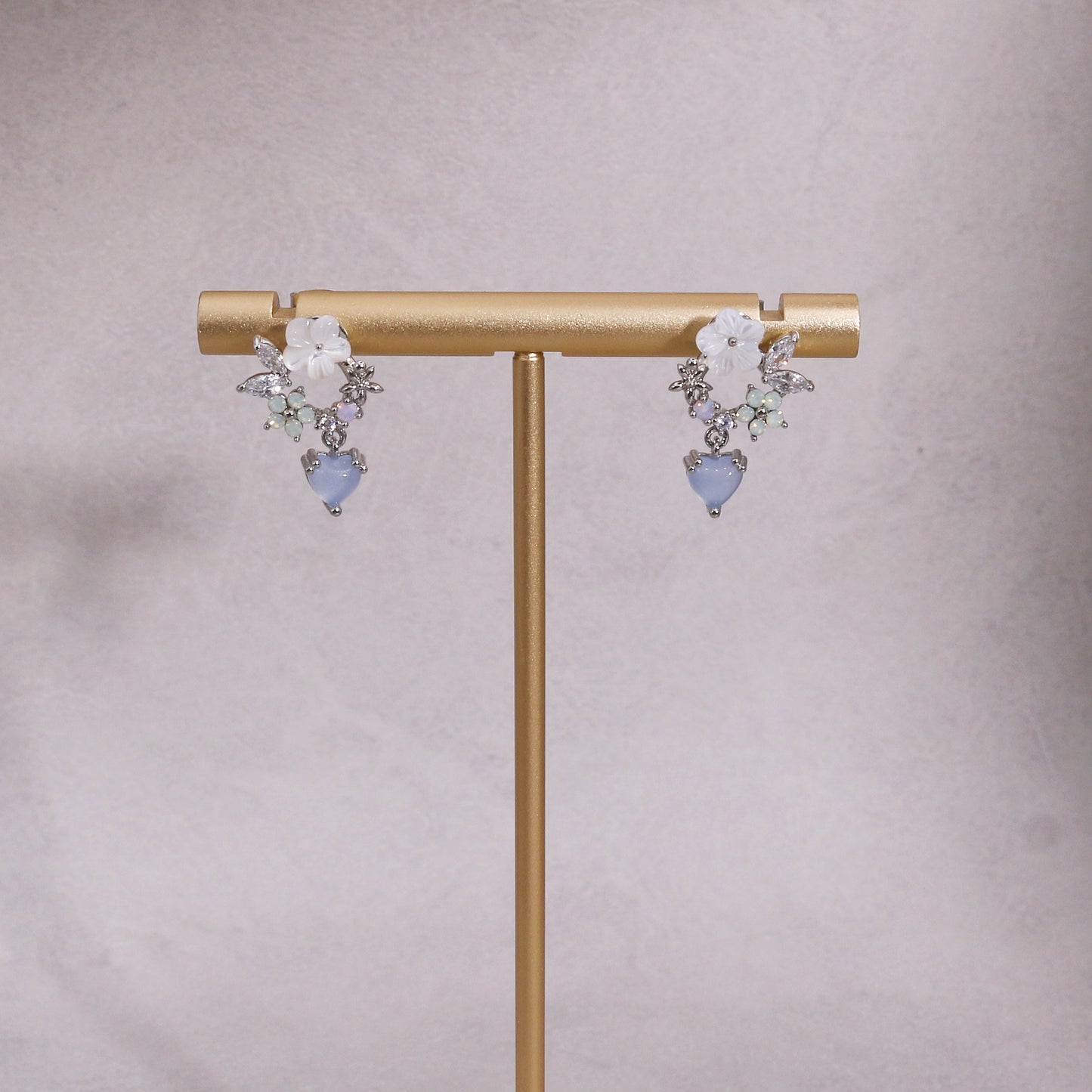 Charlotte Dainty Korean Styled Floral Drop Earrings