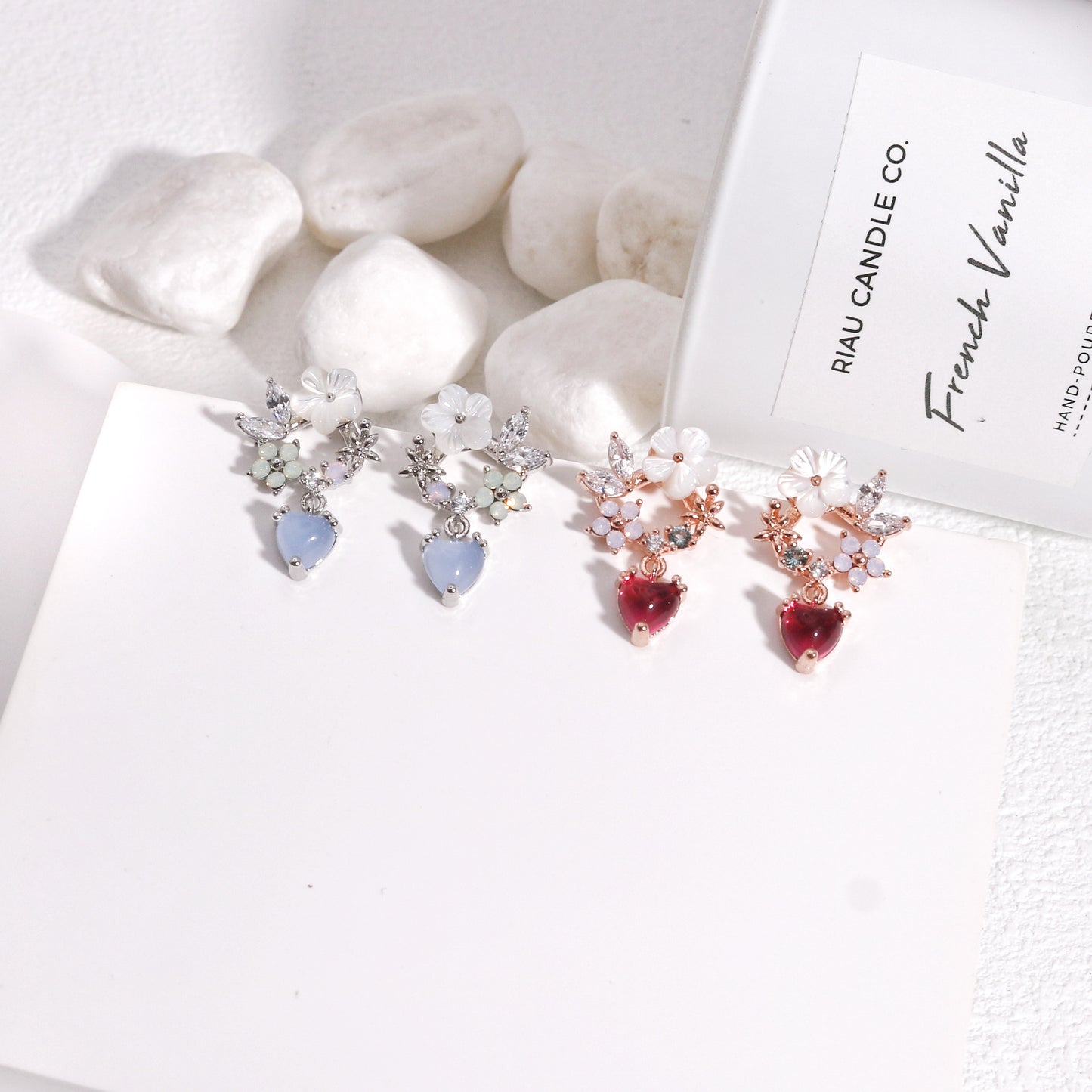 Charlotte Dainty Korean Styled Floral Drop Earrings