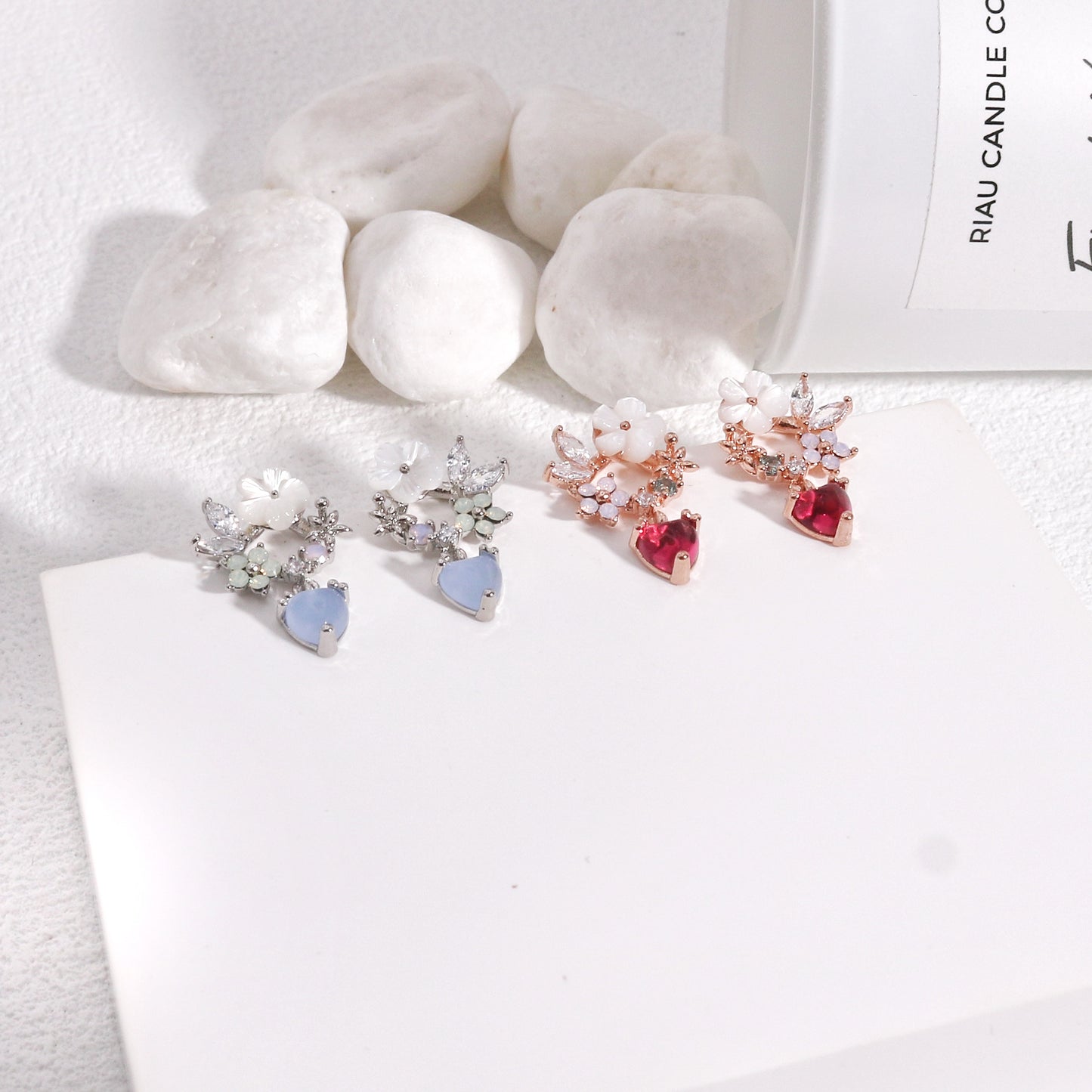 Charlotte Dainty Korean Styled Floral Drop Earrings