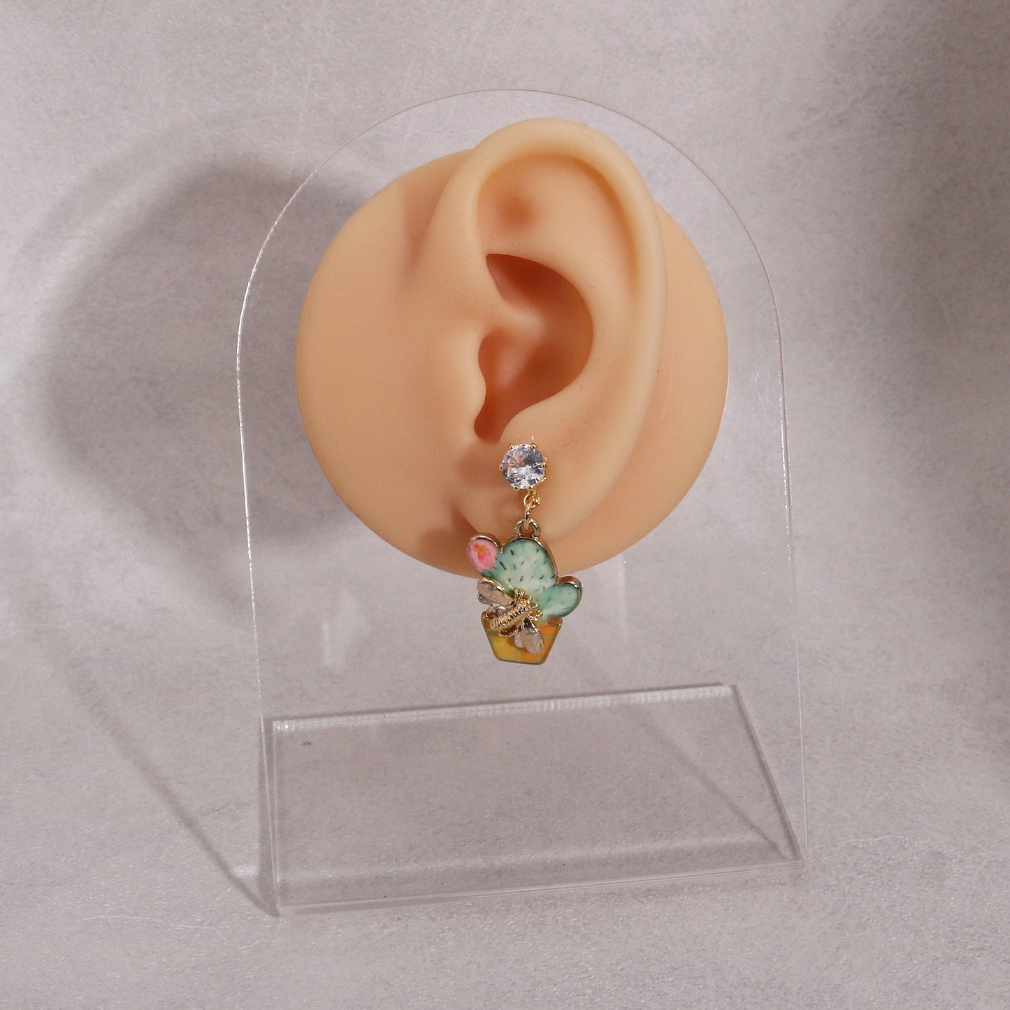 Fun Cactus Drop Dangle Fashion Earrings