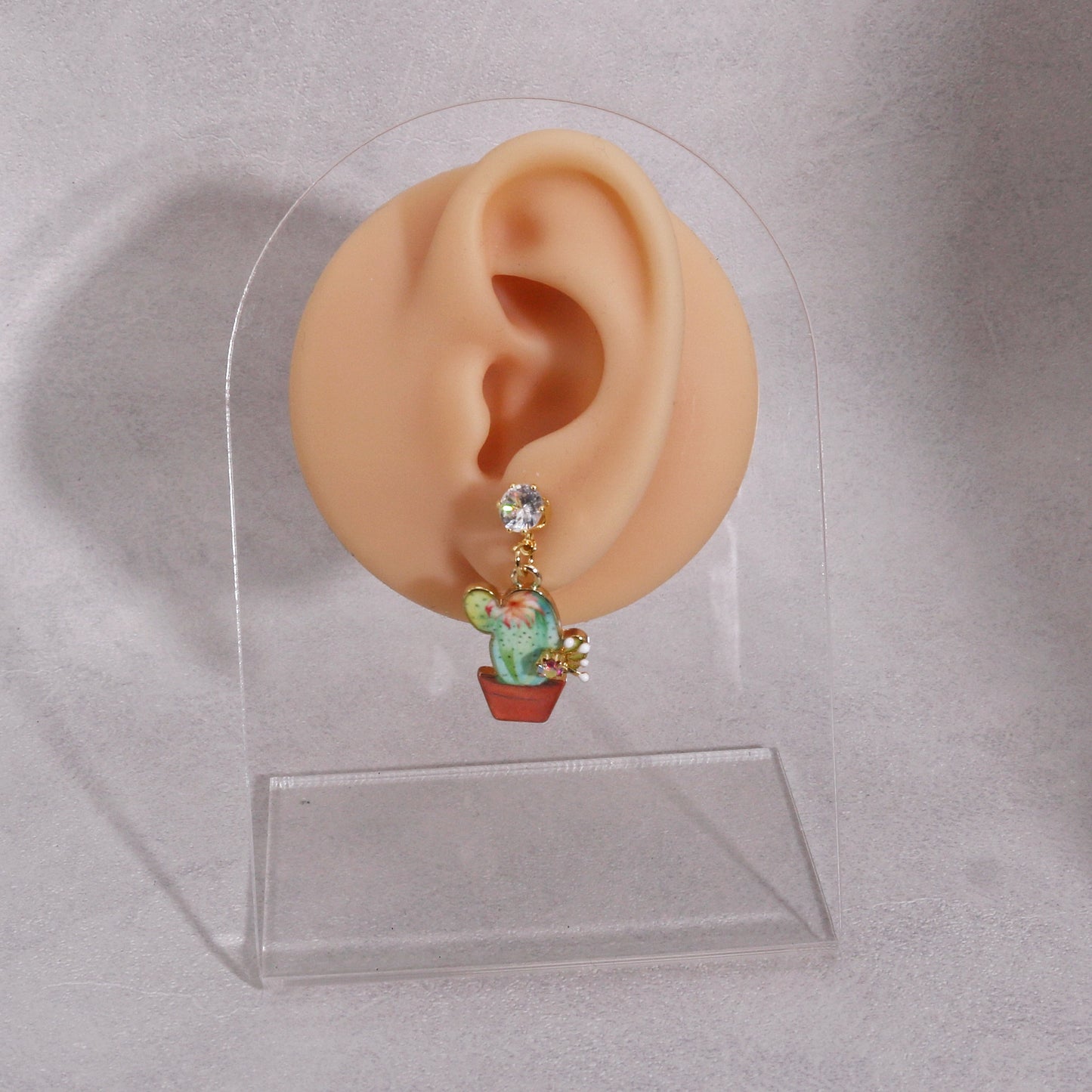 Fun Cactus Drop Dangle Fashion Earrings