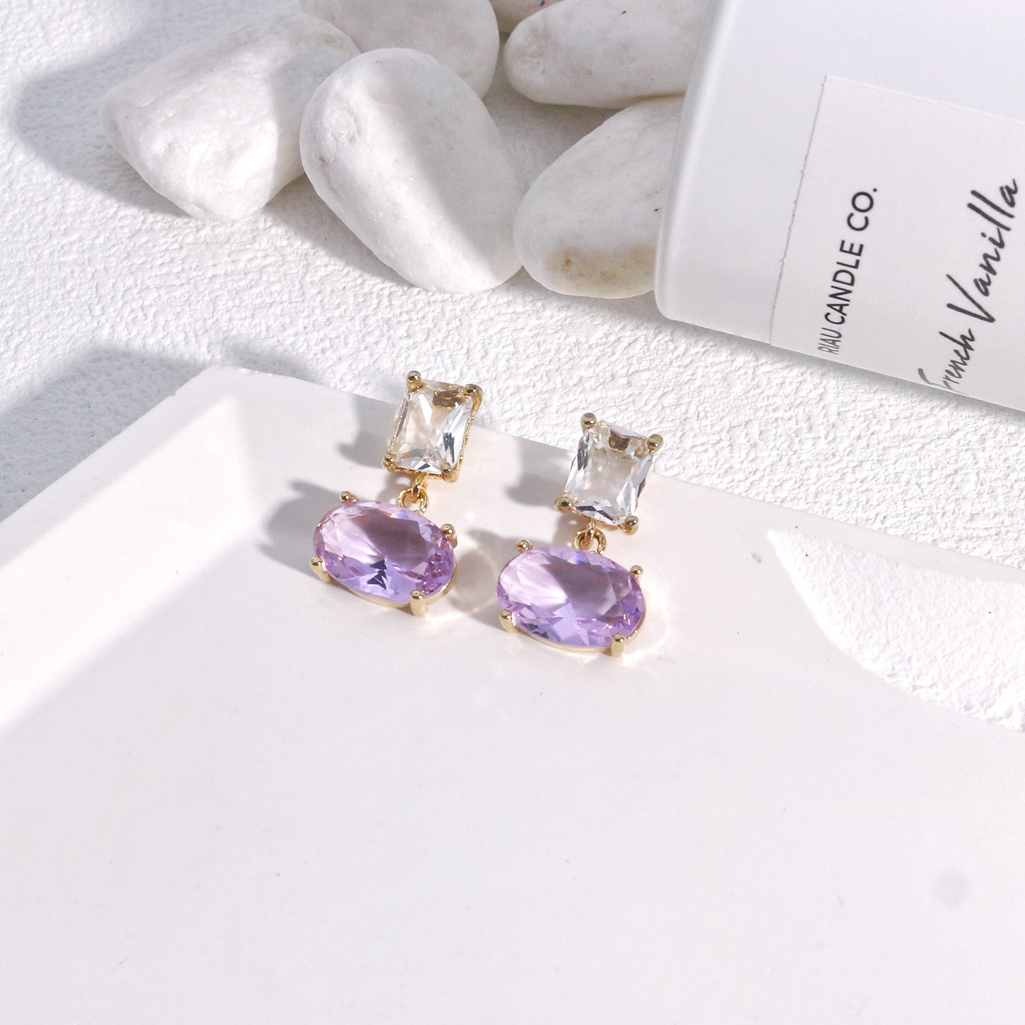 Ciara Luxury Glamour CZ Drop Earrings